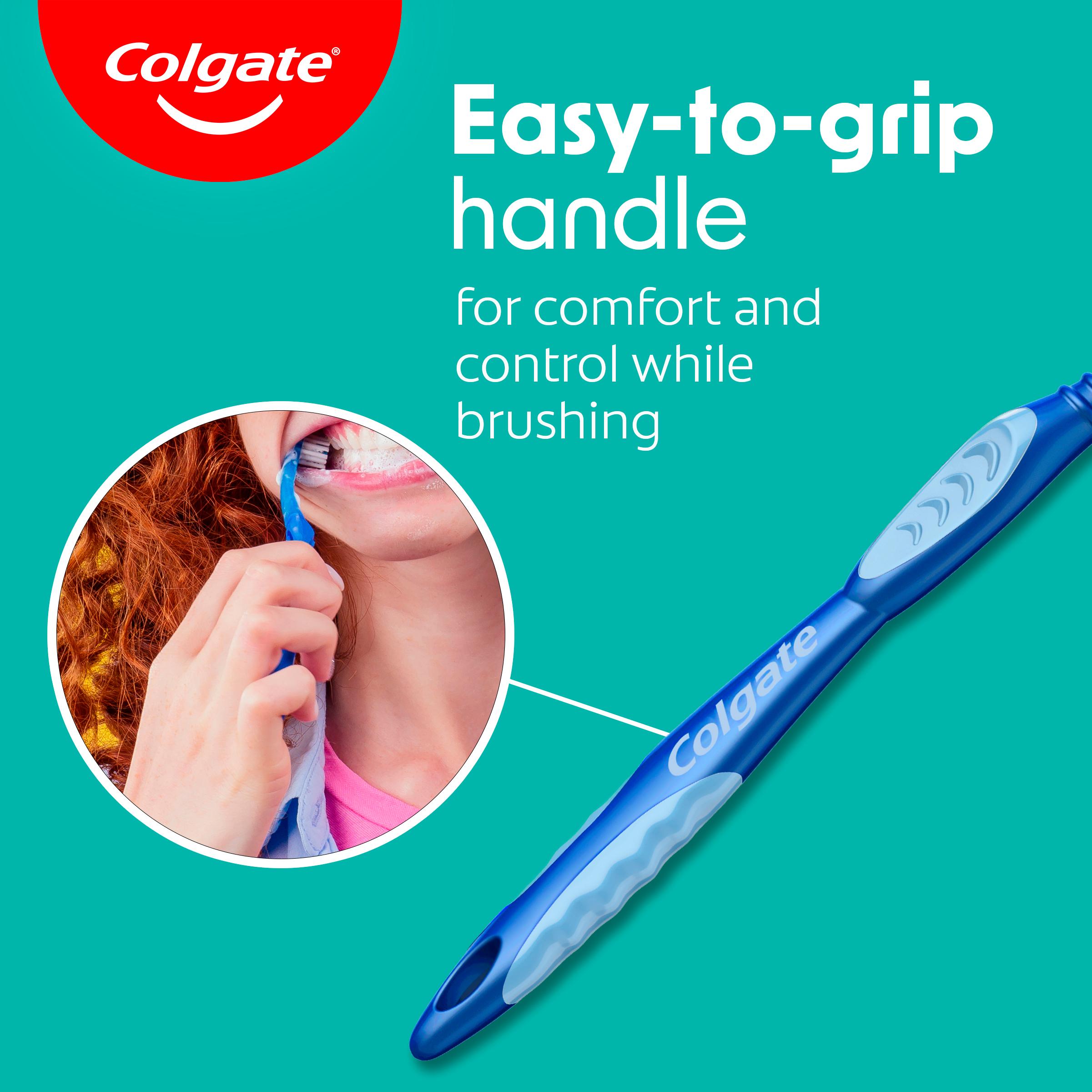 Colgate Premier Clean Medium Toothbrush Pack x2 thumbnail 5