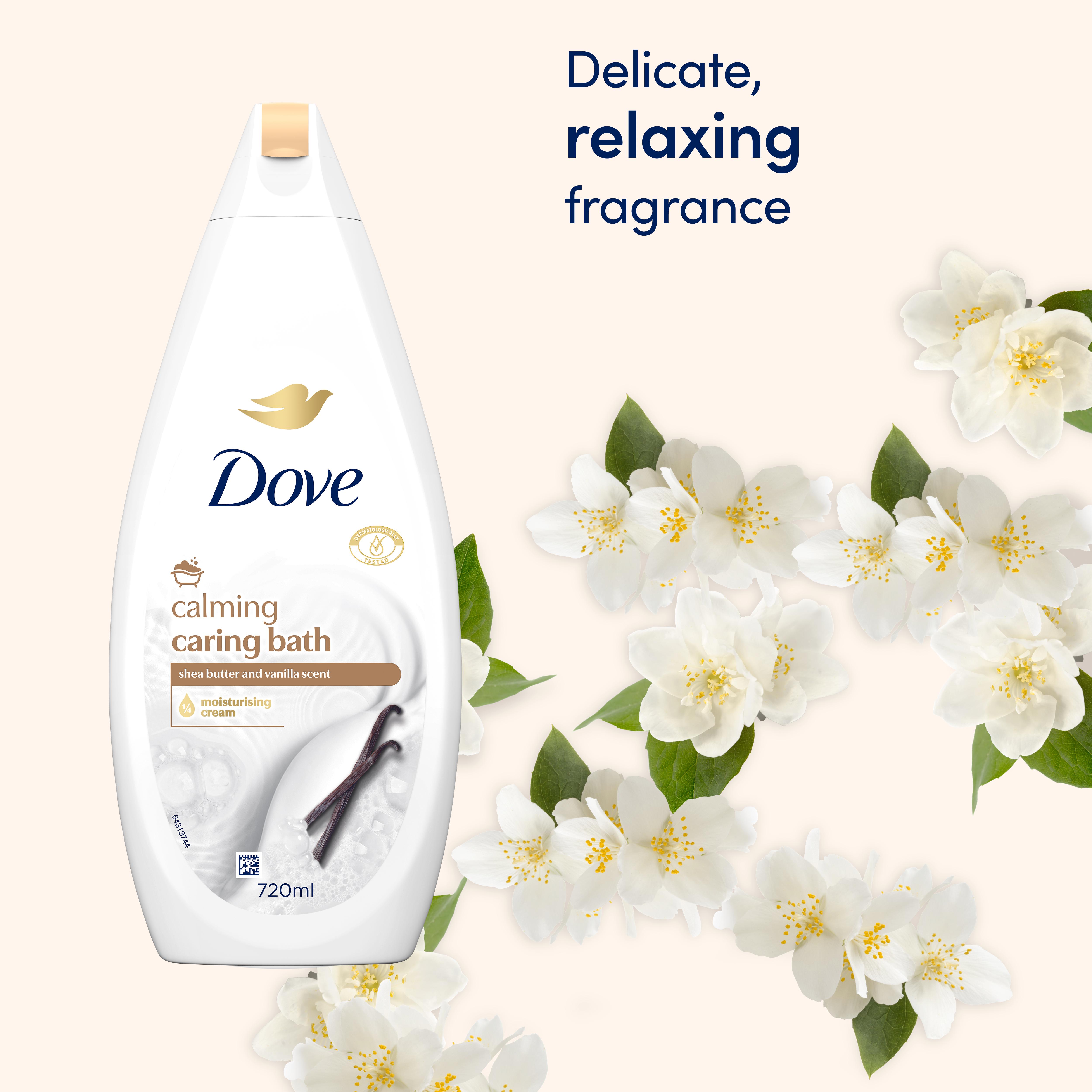 Dove 720ml Calming Caring Bath Bath Soak thumbnail 3