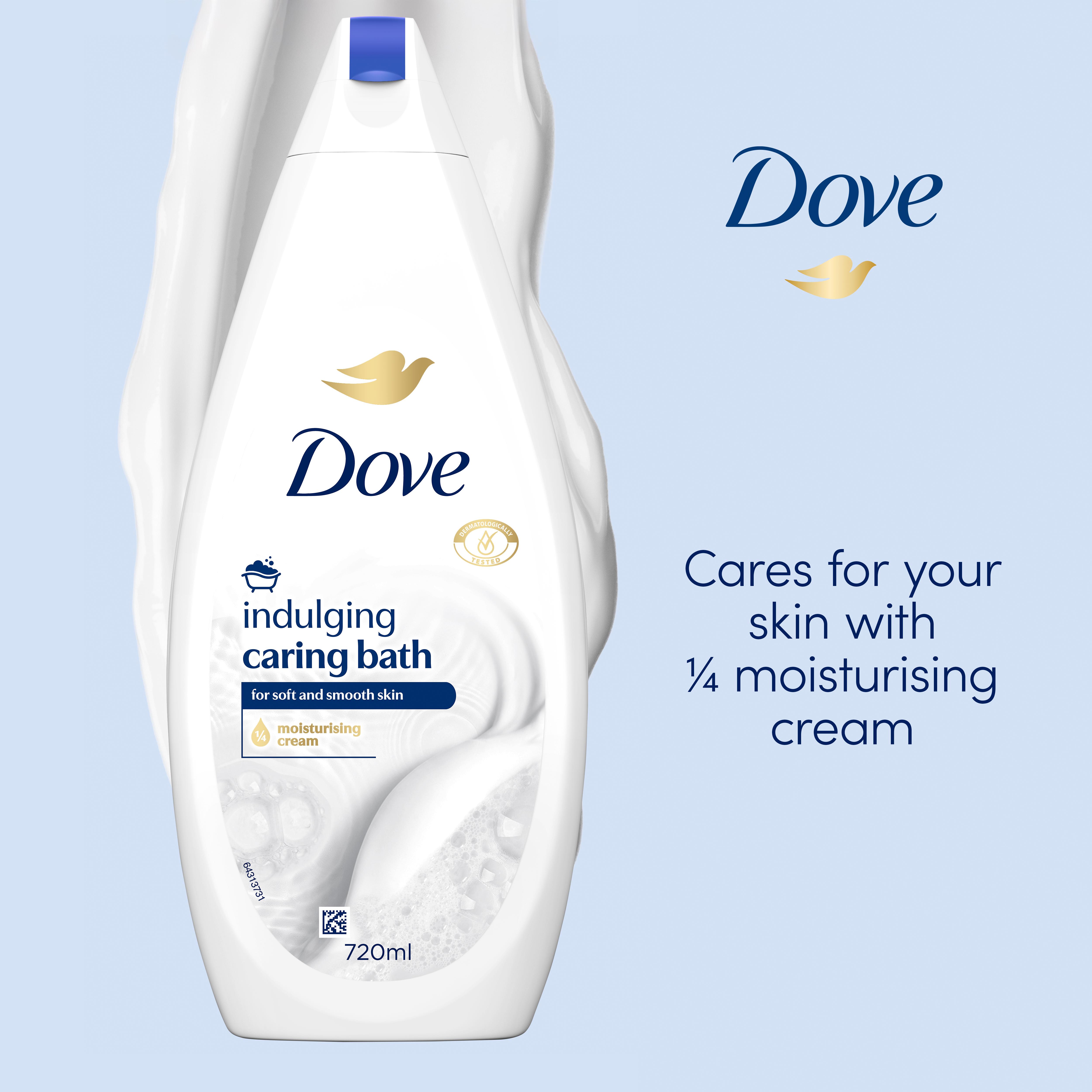 Dove Bath Soak Indulging Cream 720ml thumbnail 2