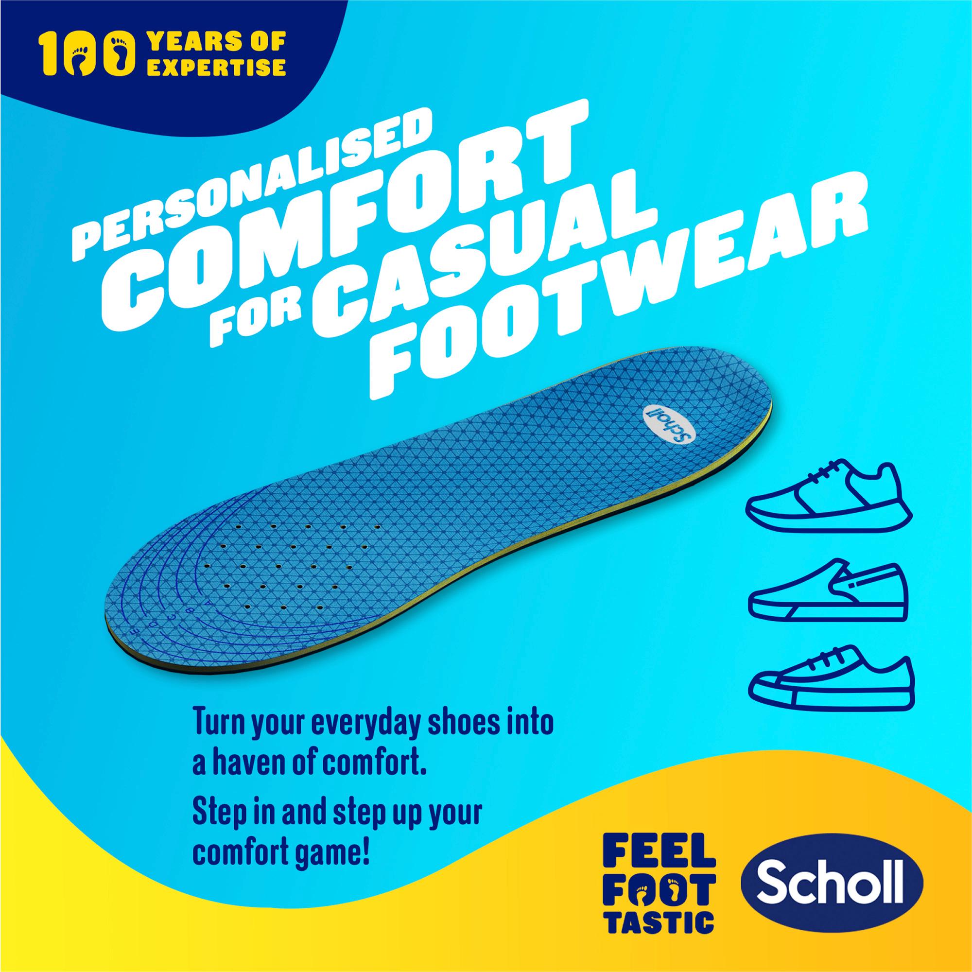 Scholl Gel Activ Casual Insoles Large thumbnail 3