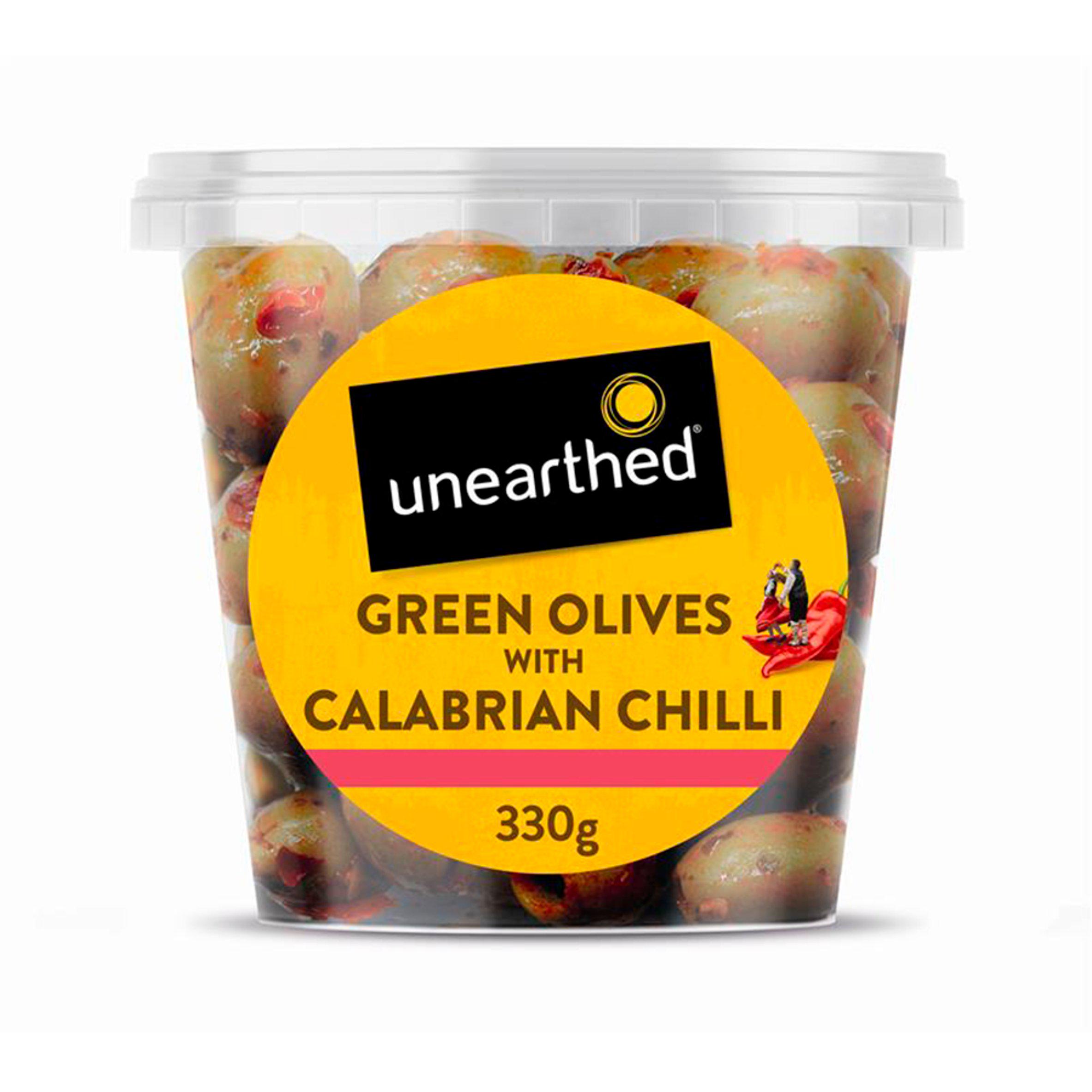 Unearthed Chilli Olives