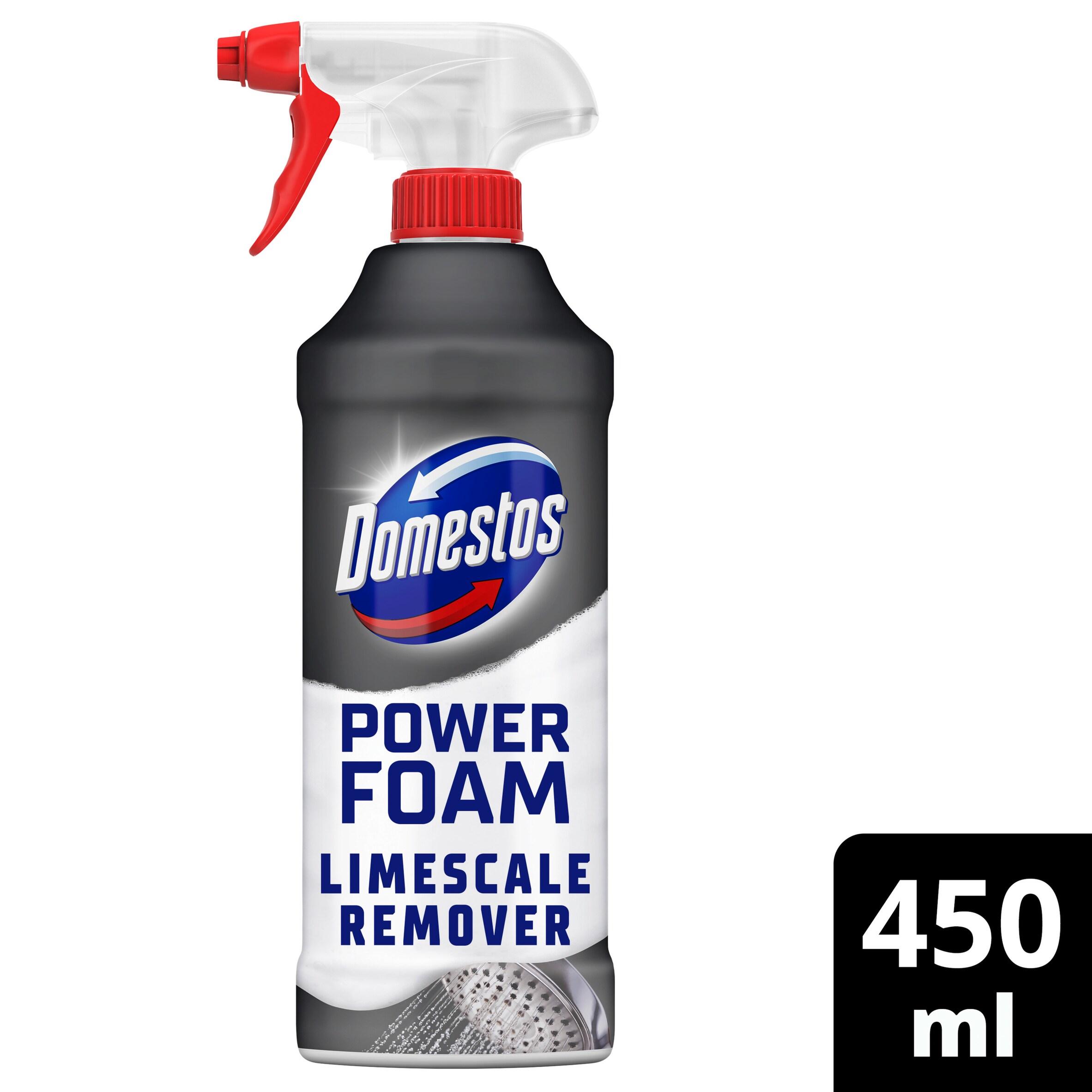Domestos Power Foam Toilet & Bathroom Cleaner Spray Limescale Remover 450ml thumbnail 6