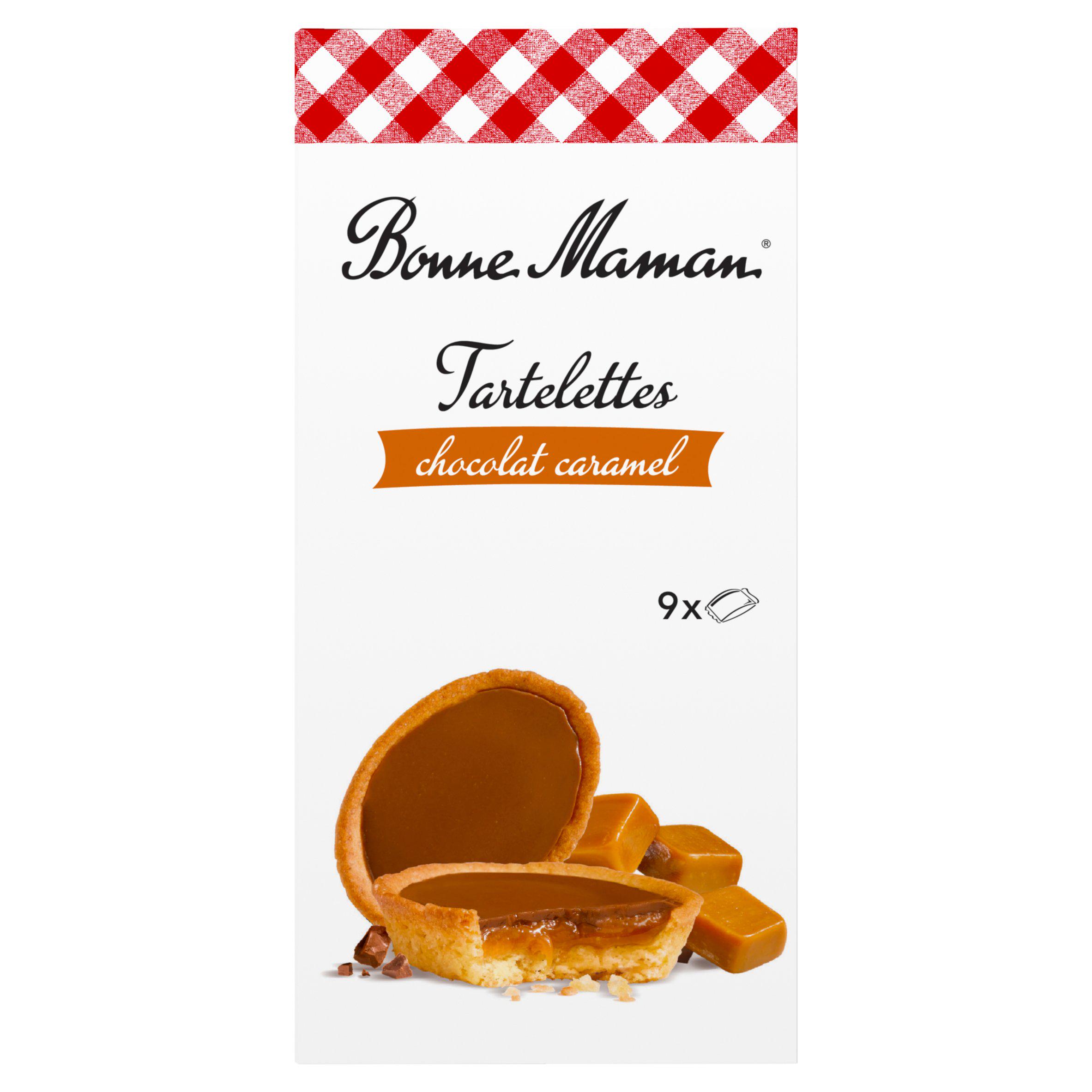 Bonne Maman 9 Chocolat Caramel Tartelettes 135g