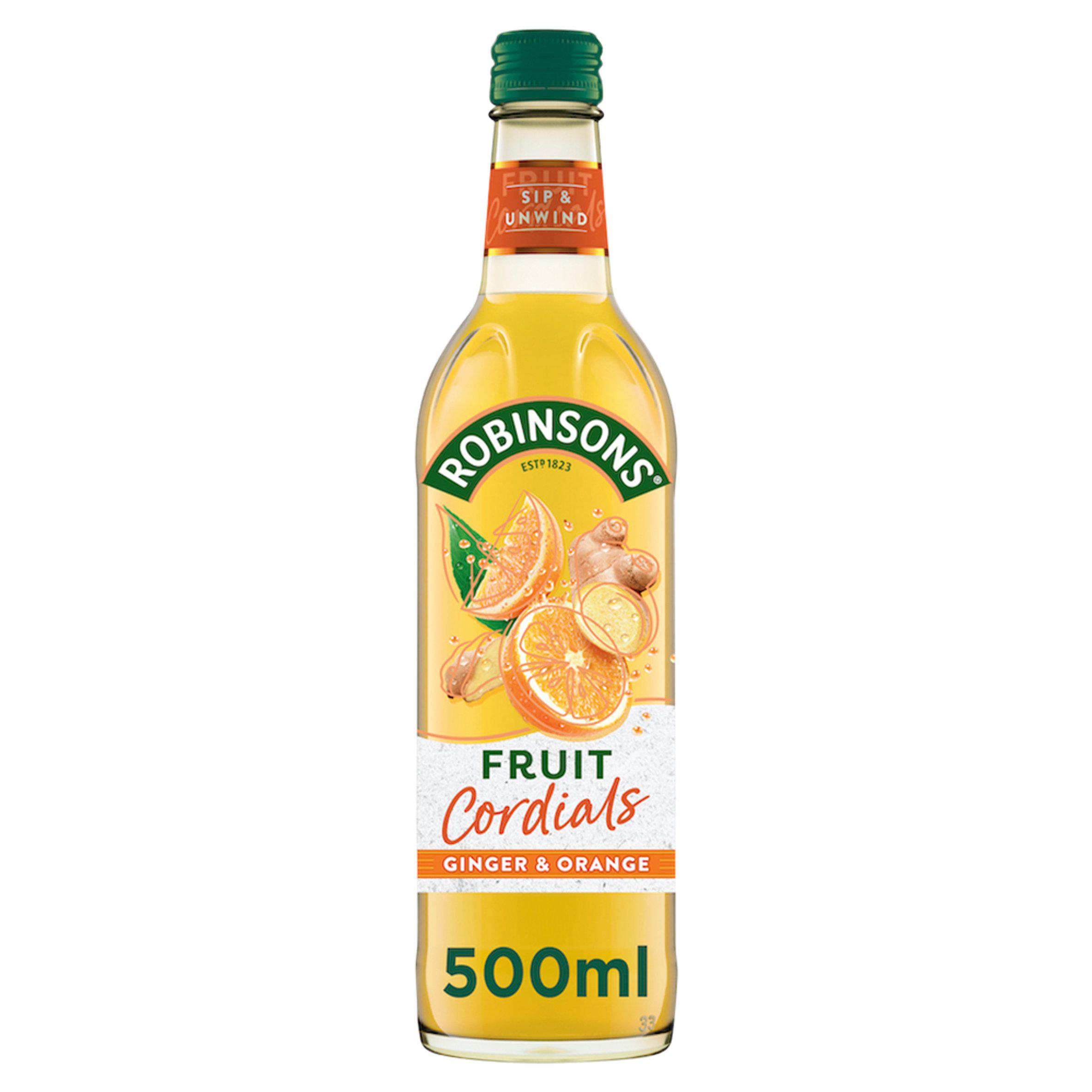 Robinsons Ginger & Orange Fruit Cordial 500ml