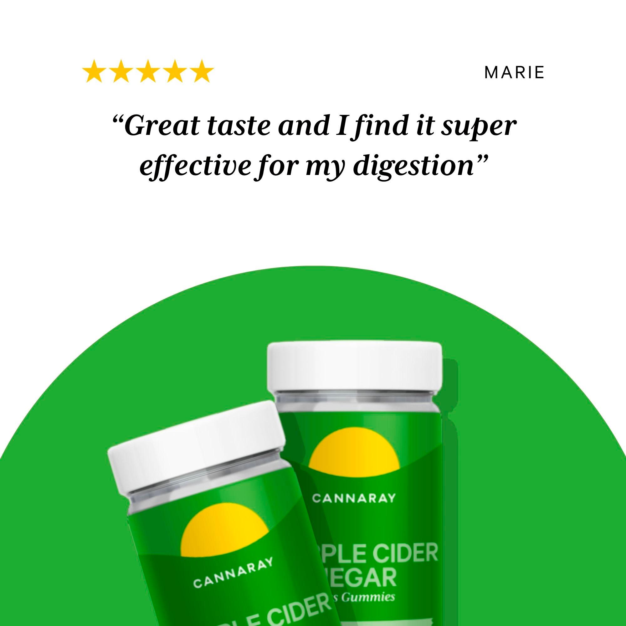 Cannaray Apple Cider Vinegar Wellness Gummies Apple x30 thumbnail 4