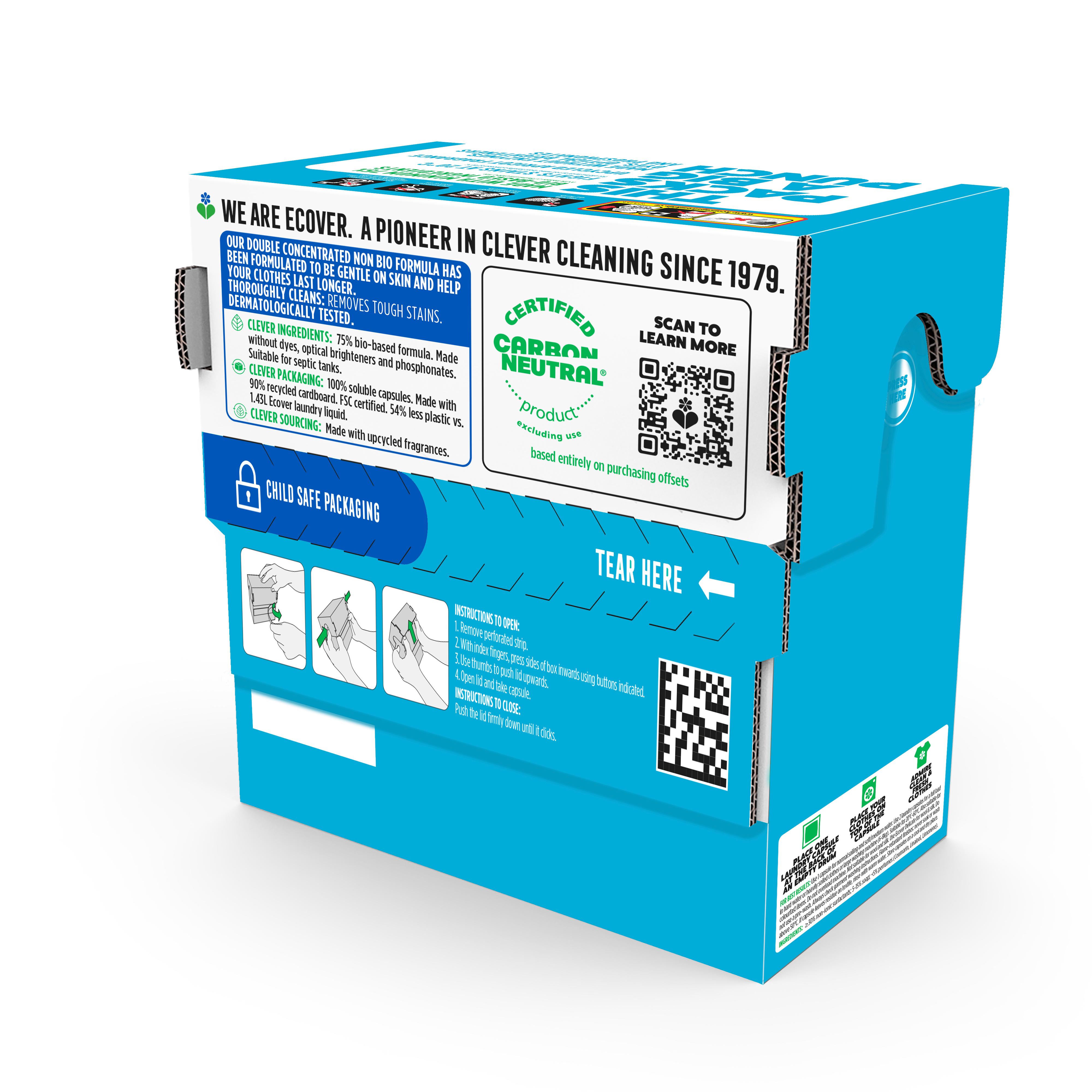 Ecover Non Bio Laundry Capsules 34x17g thumbnail 5