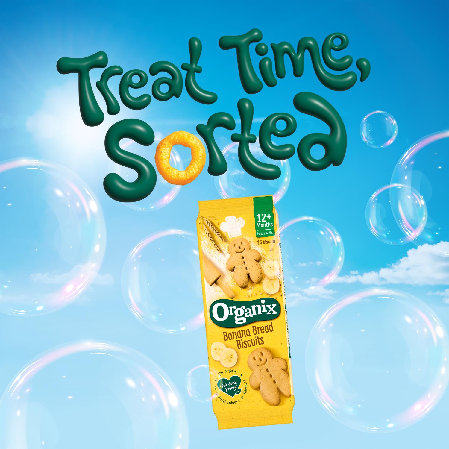 Organix Banana Bread Biscuits 12+ Months 135g thumbnail 4