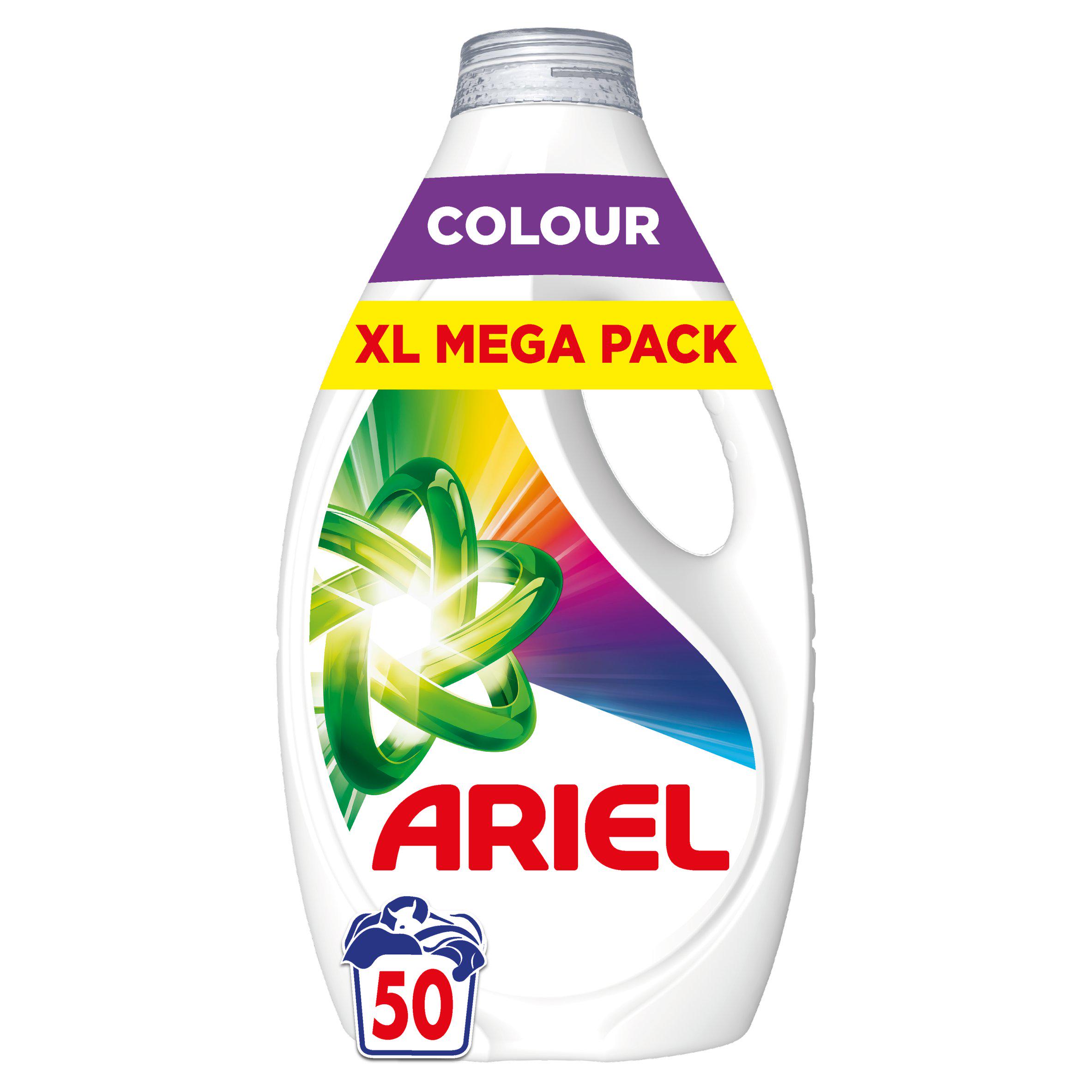 Ariel Colour Laundry Washing Liquid Detergent 50 Washes