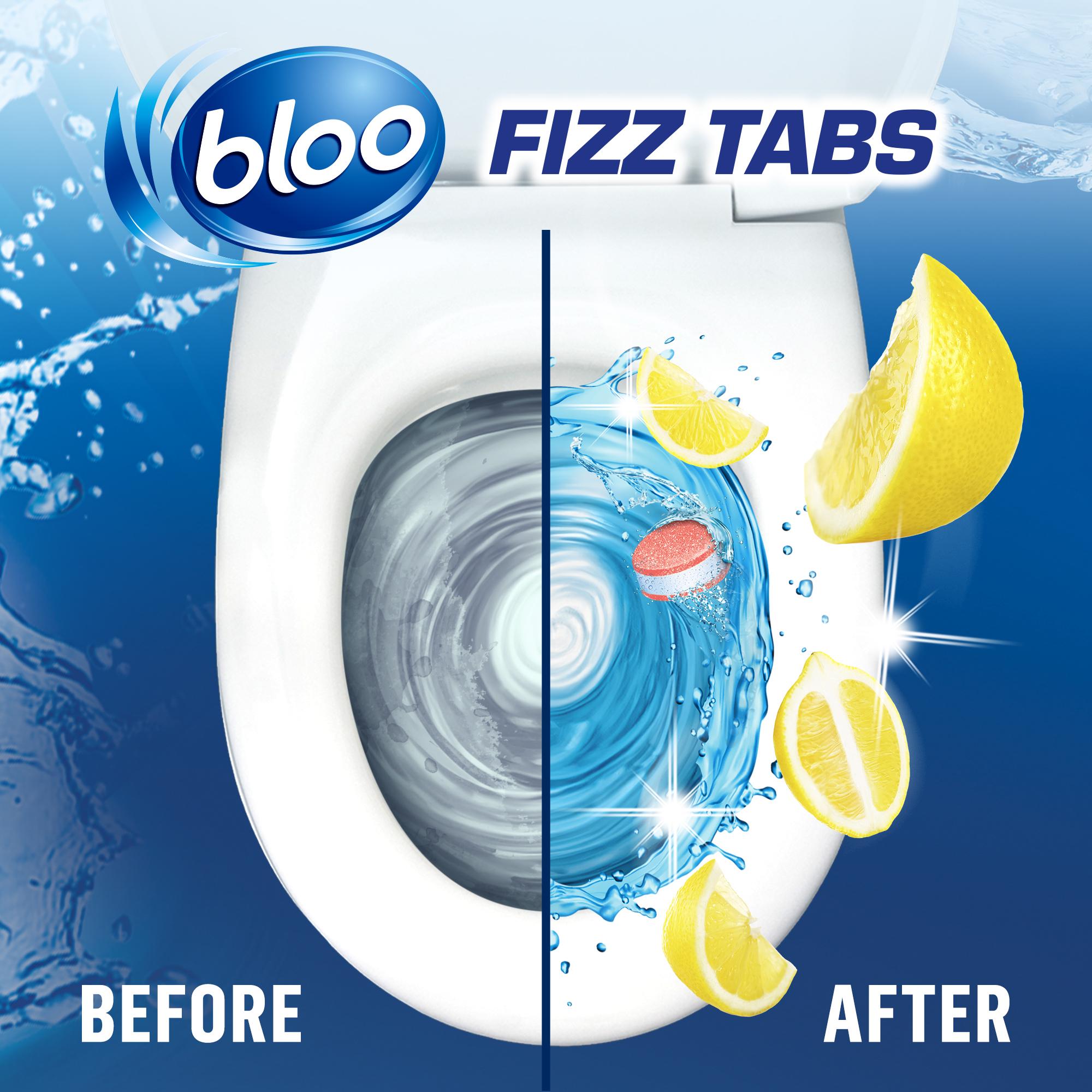 Bloo Power Anti Limescale Toilet Fizz Tabs Lemon 8x22.5g thumbnail 3