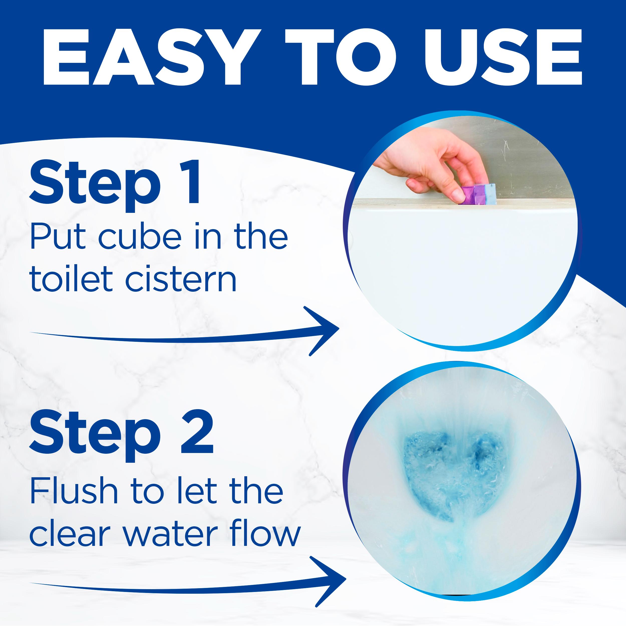 Bloo In Cistern Toilet Blocks Flowers 2x50g thumbnail 5