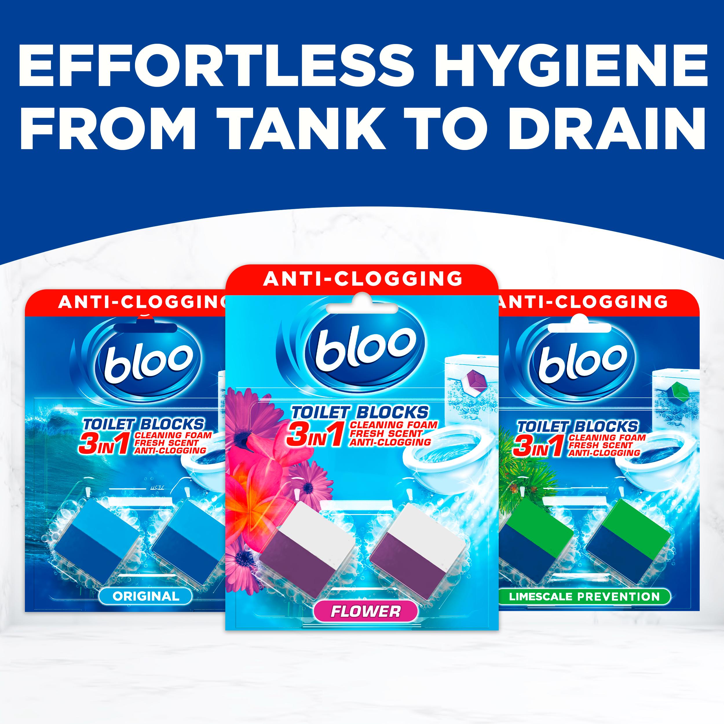 Bloo In Cistern Toilet Blocks Flowers 2x50g thumbnail 6