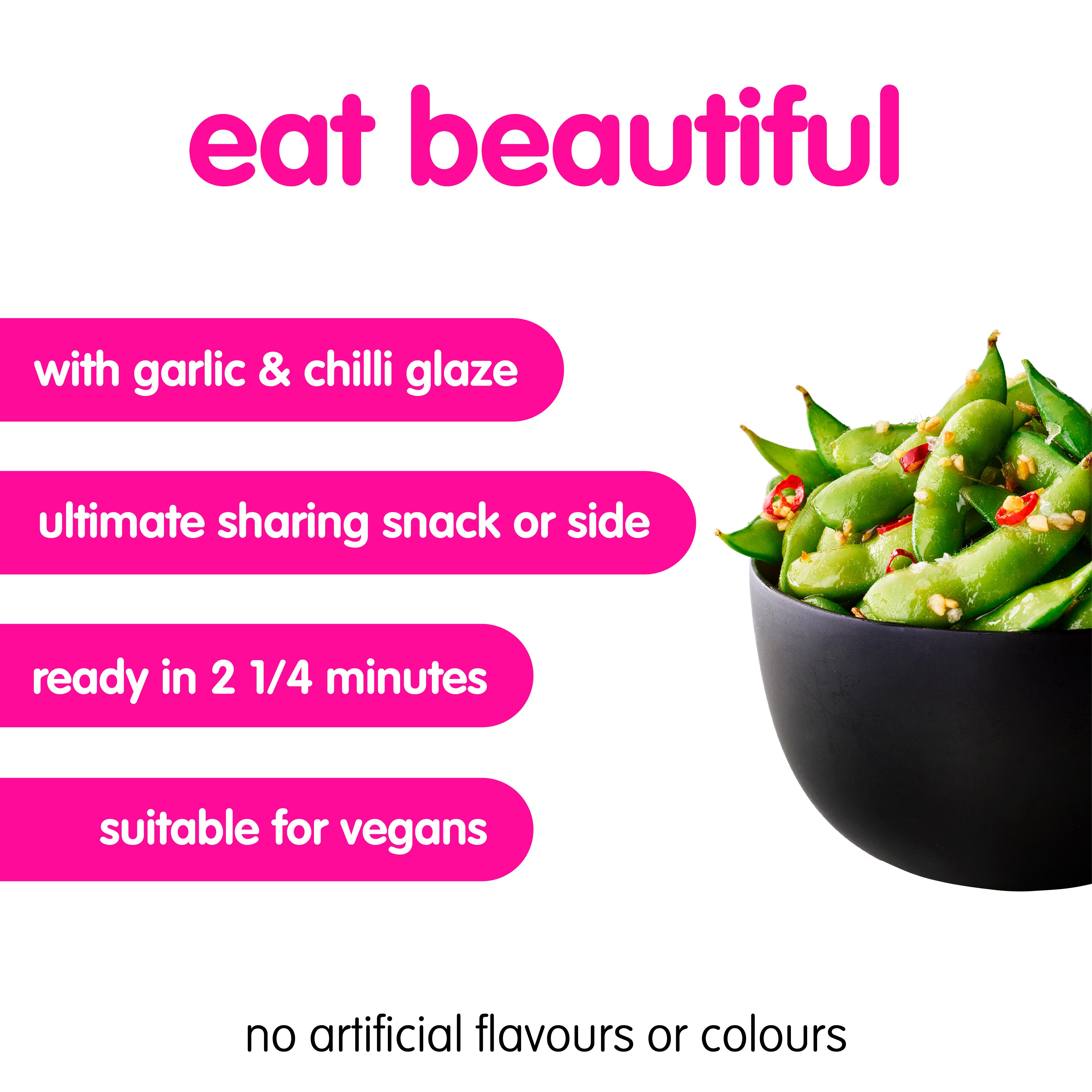 itsu Garlic & Chilli Edamame 300g thumbnail 2