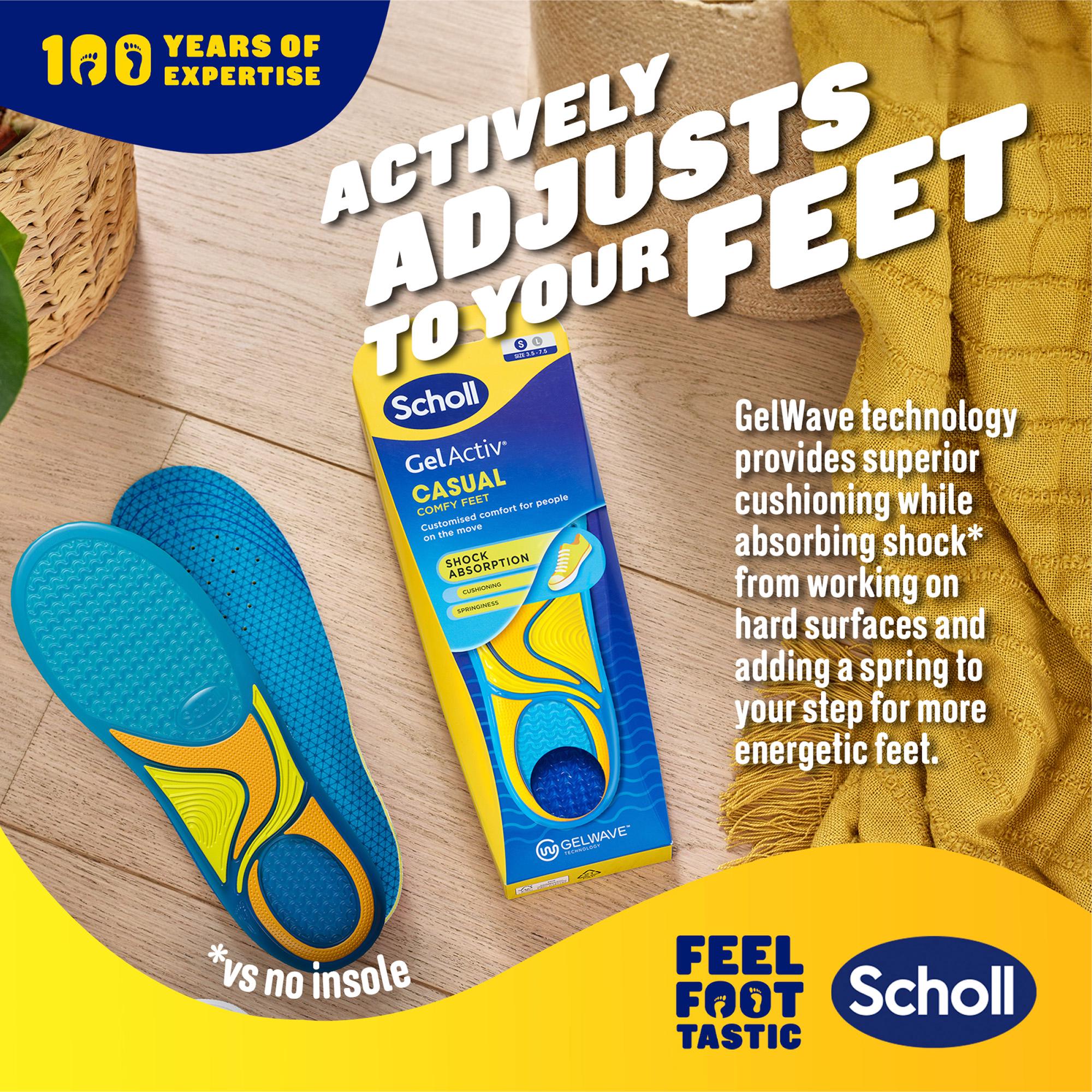 Scholl Gel Activ Work & Boot Insoles Small thumbnail 6