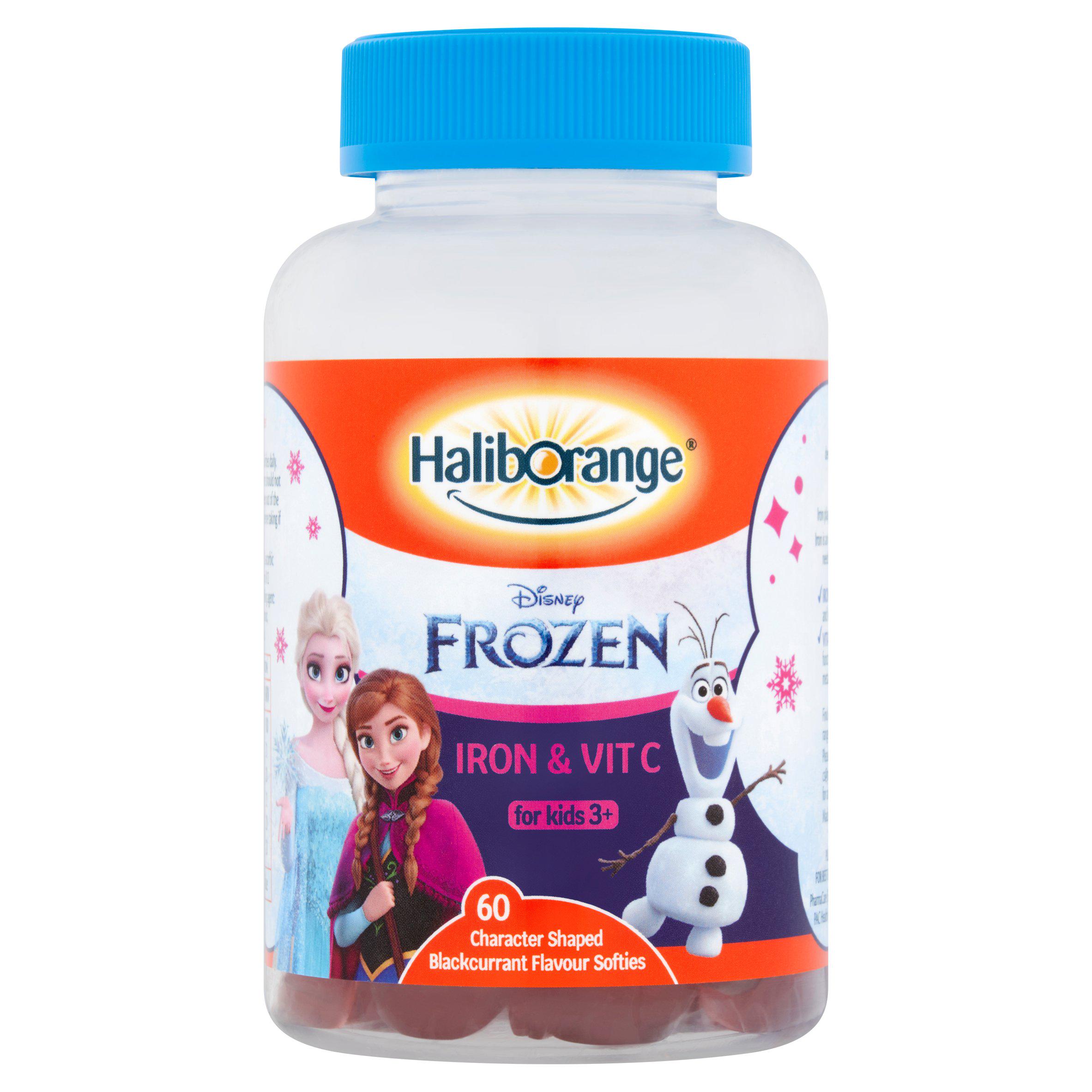 Haliborange Disney Frozen Iron & Vit C Blackcurrant