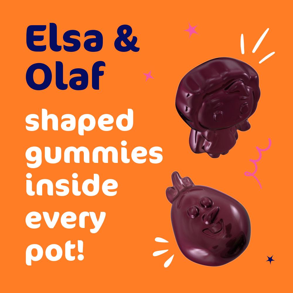 Haliborange Disney Frozen Iron & Vit C 60 Character Shaped Blackcurrant Flavour Softies for Kids 3+ thumbnail 4