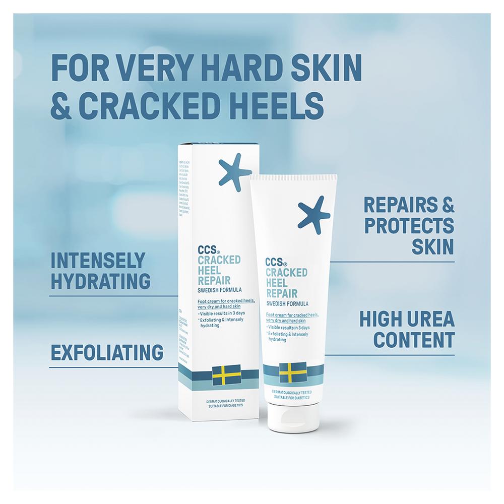 CCS Cracked Heel Repair Foot Cream 125ml thumbnail 2