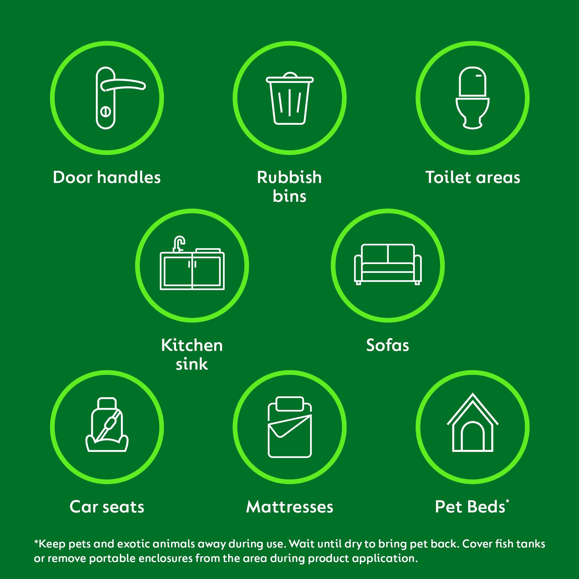 Dettol All In One Disinfectant Spray Crisp Linen 300ml thumbnail 6