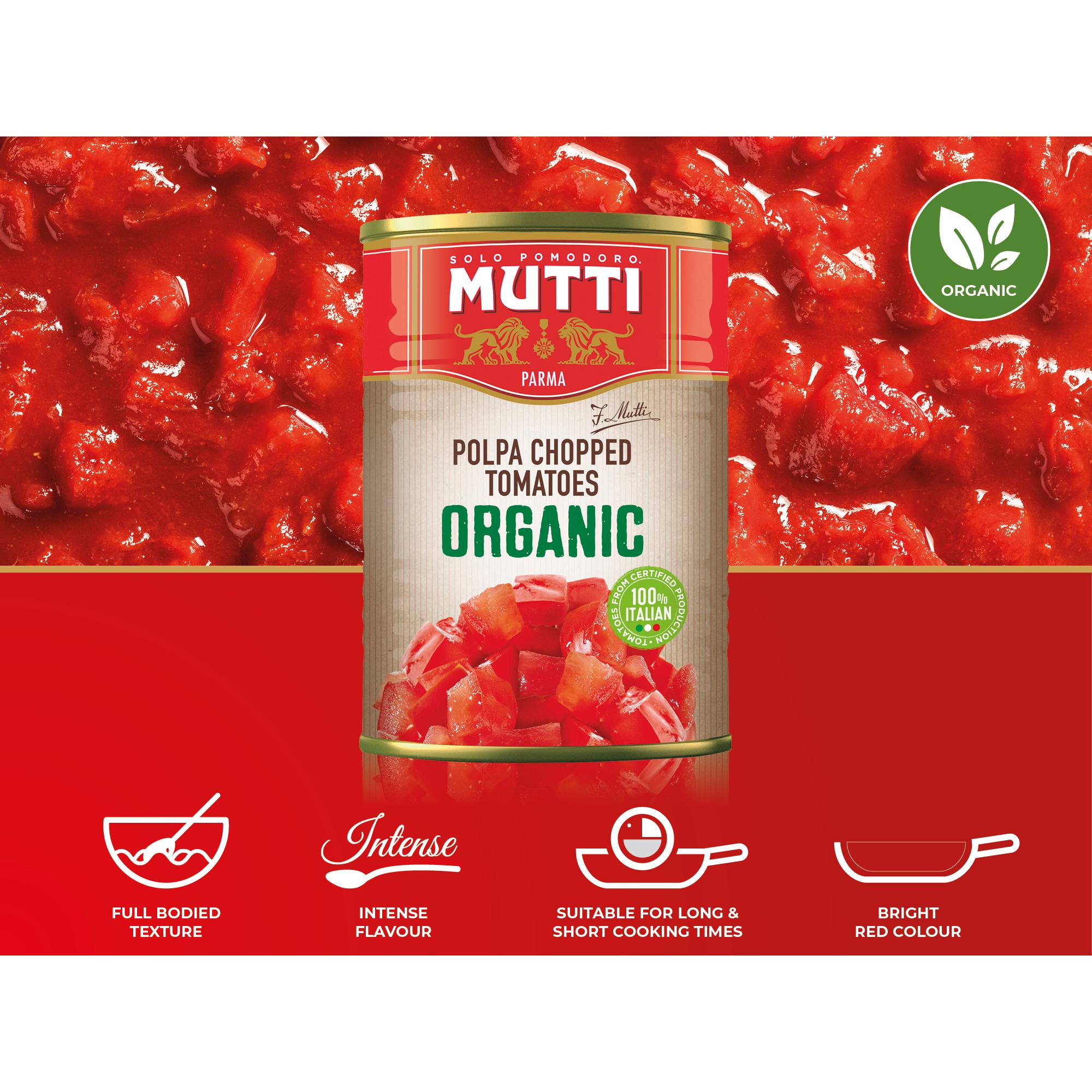 Mutti Organic Chopped Tomatoes 400g thumbnail 3