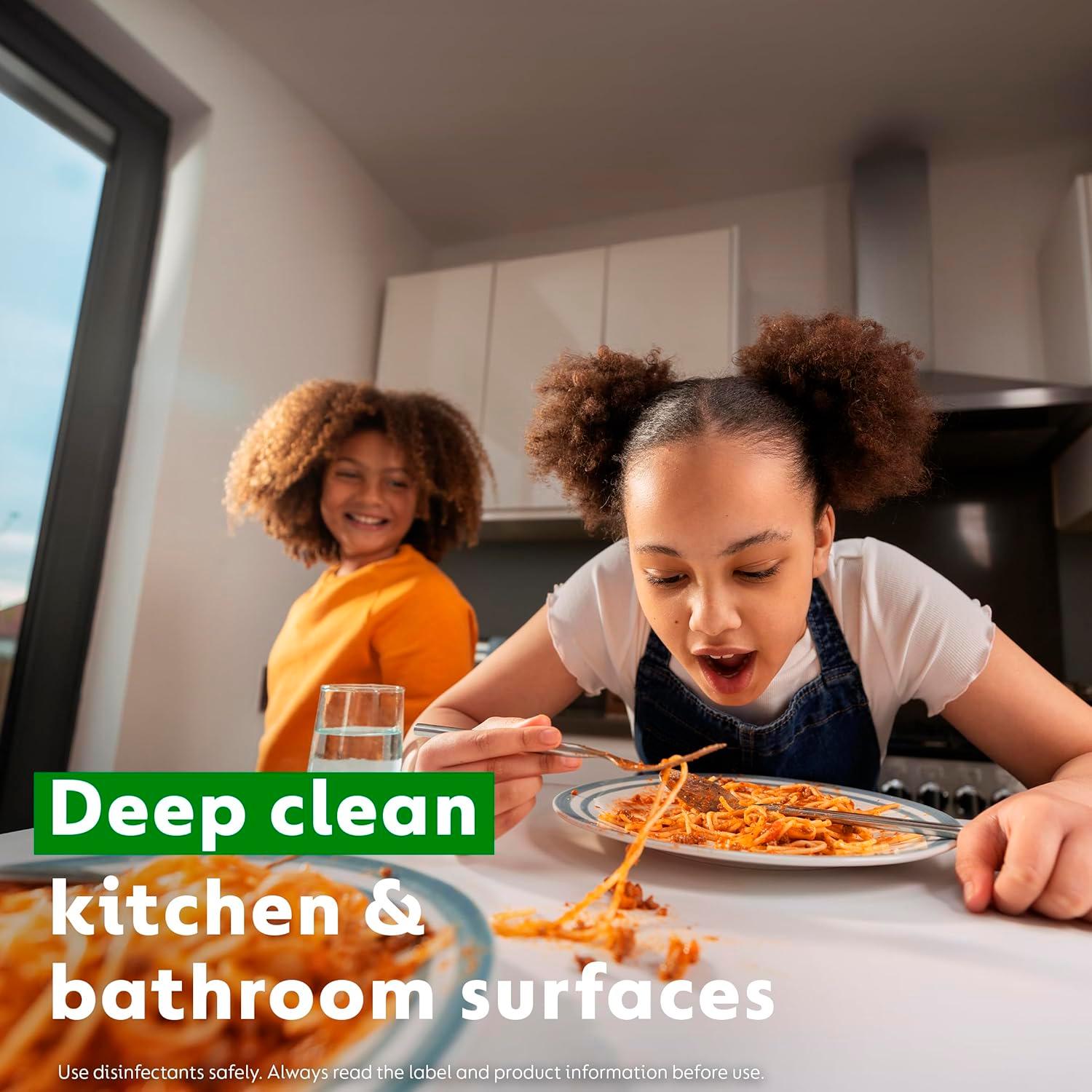 Dettol Antibacterial Large Multipurpose Cleaning Wipes Pomegranate x70 thumbnail 2