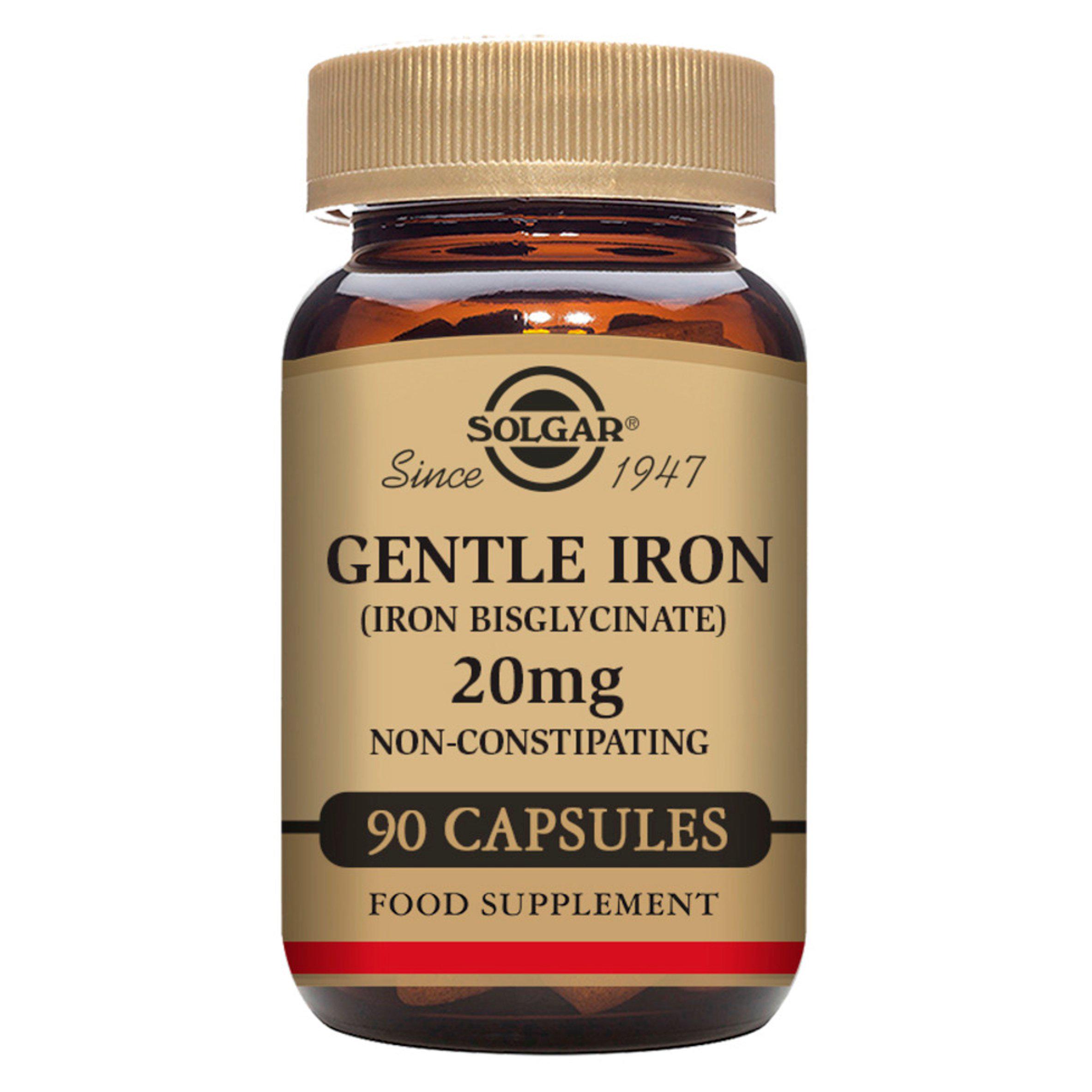 Solgar Gentle Iron Supplement Capsules 20mg