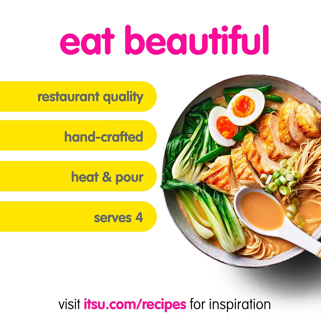 itsu Sesame Chicken Broth For Noodles 1L thumbnail 2