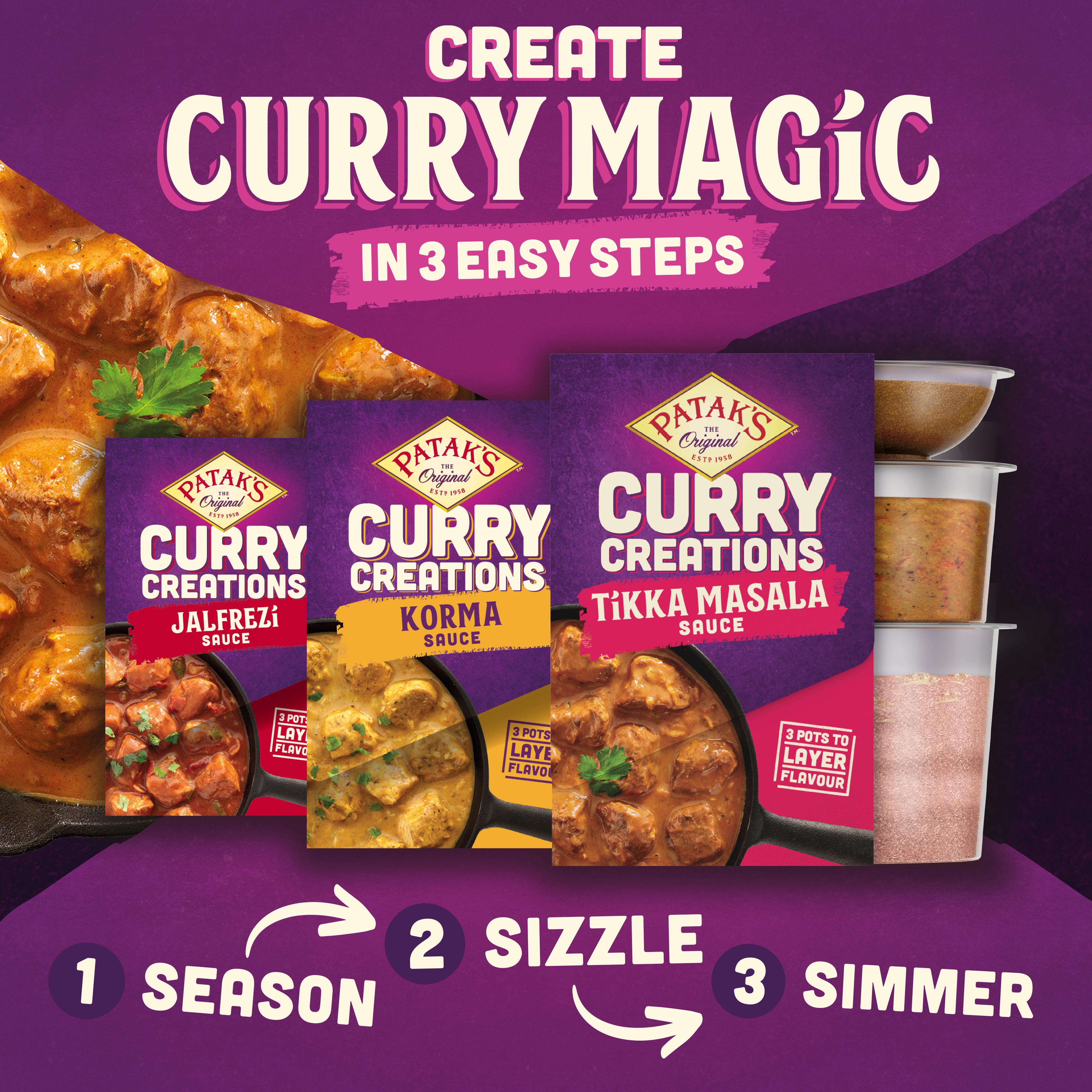 Patak's Jalfrezi Curry Creations Sauce Kit 160g thumbnail 3