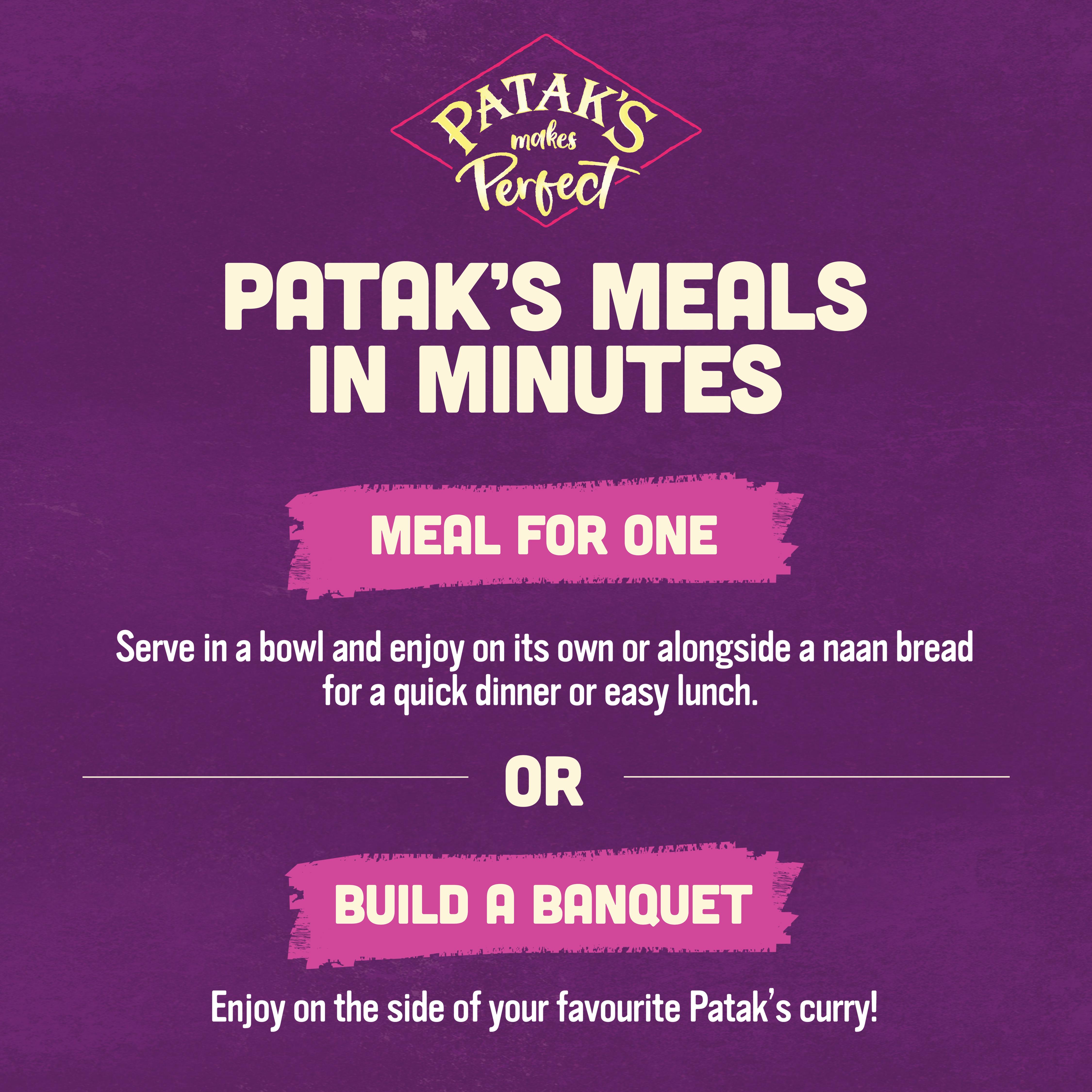 Patak's Spiced Potato & Cauliflower Curry 270g thumbnail 2