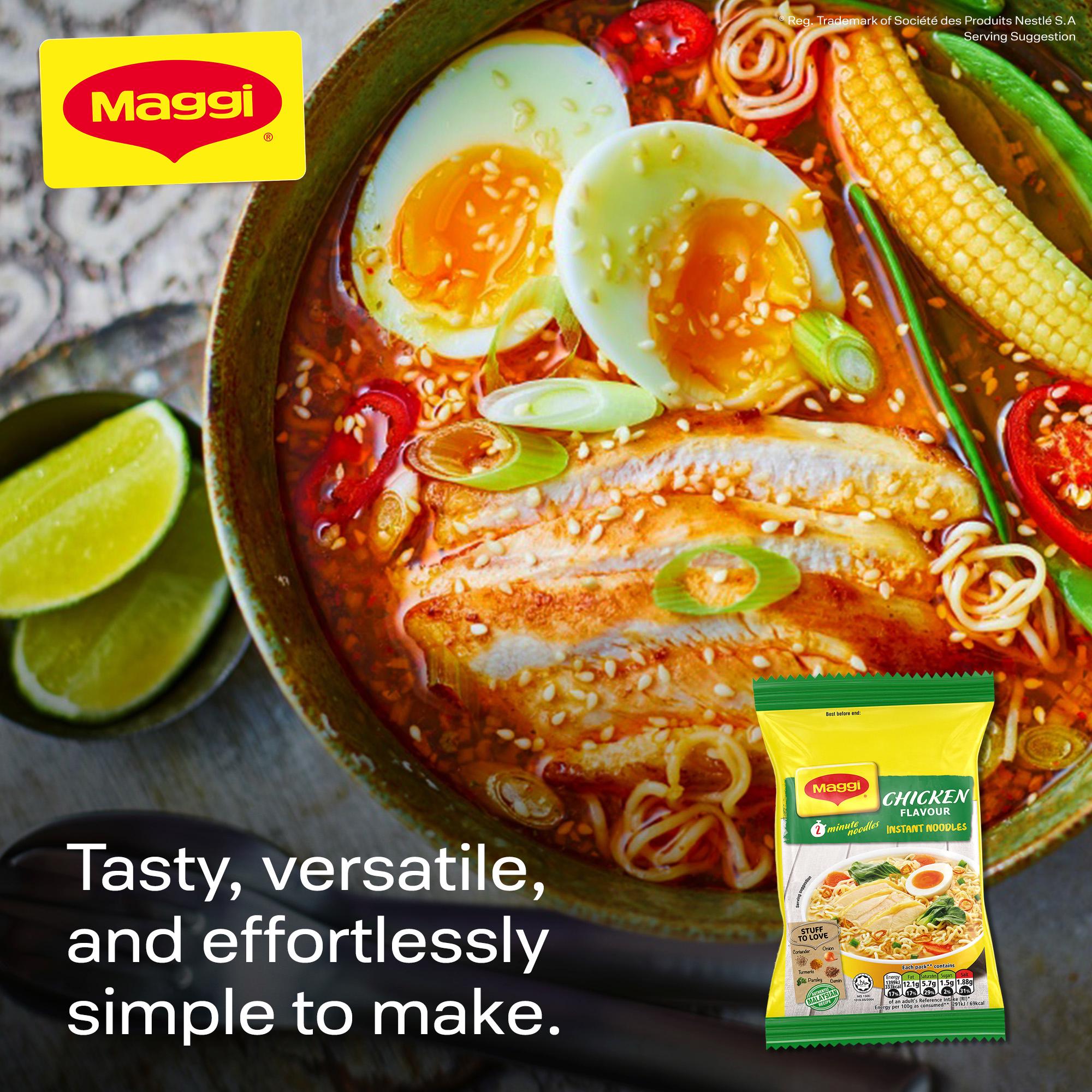 Maggi Chicken Flavour Instant Noodles 5x74g thumbnail 3