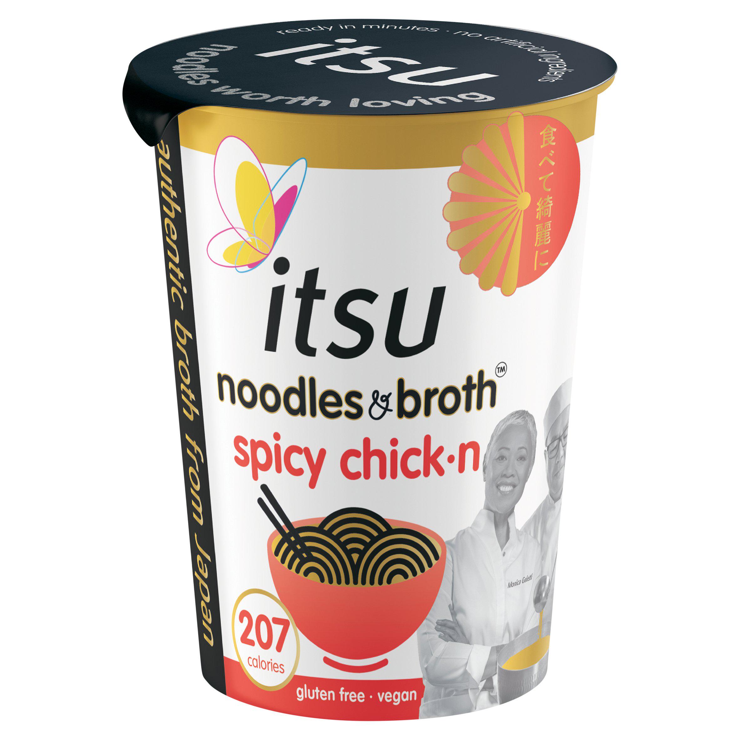 itsu spicy ramen rice noodles cup