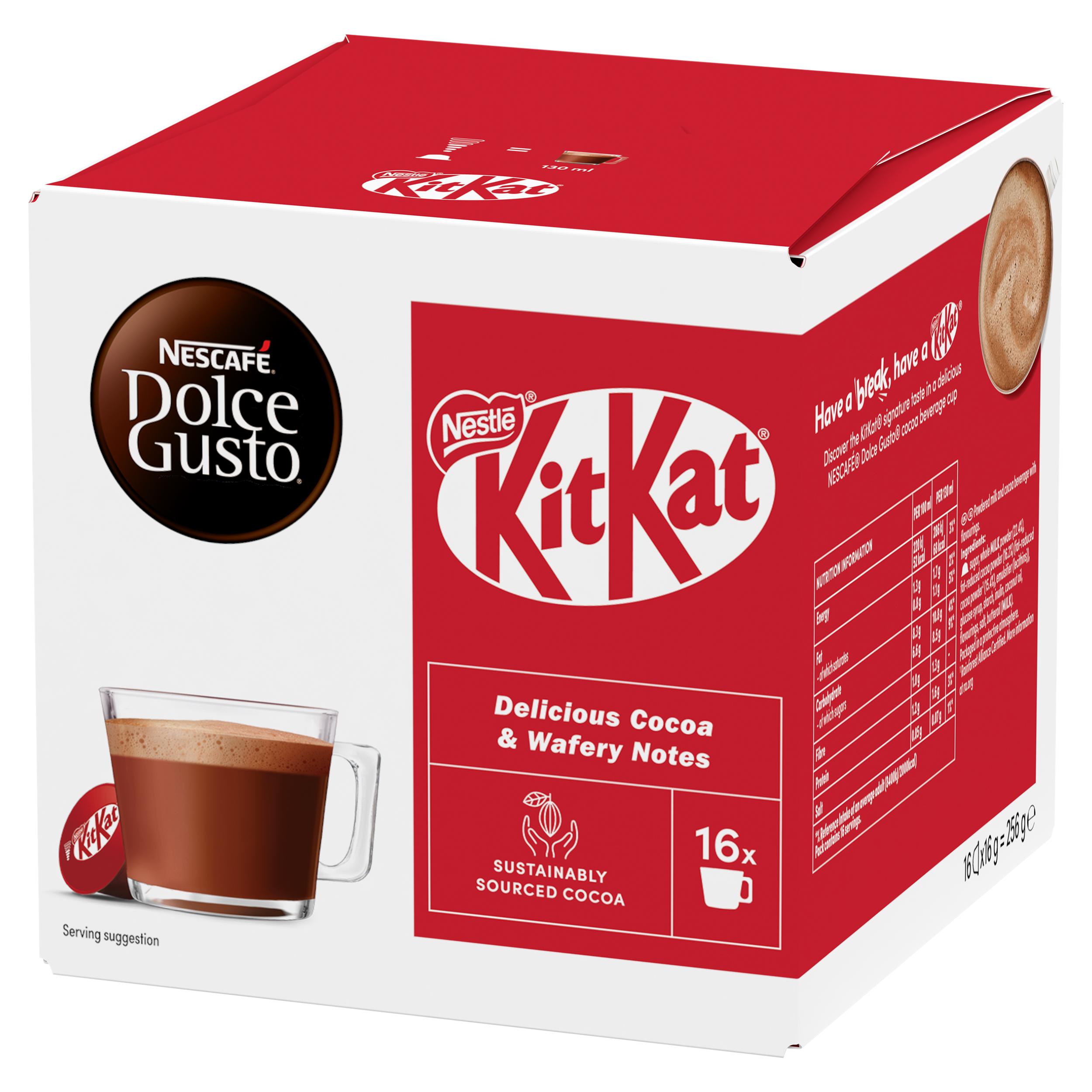 Nescafe Dolce Gusto KitKat Hot Chocolate Pods x 16 thumbnail 4