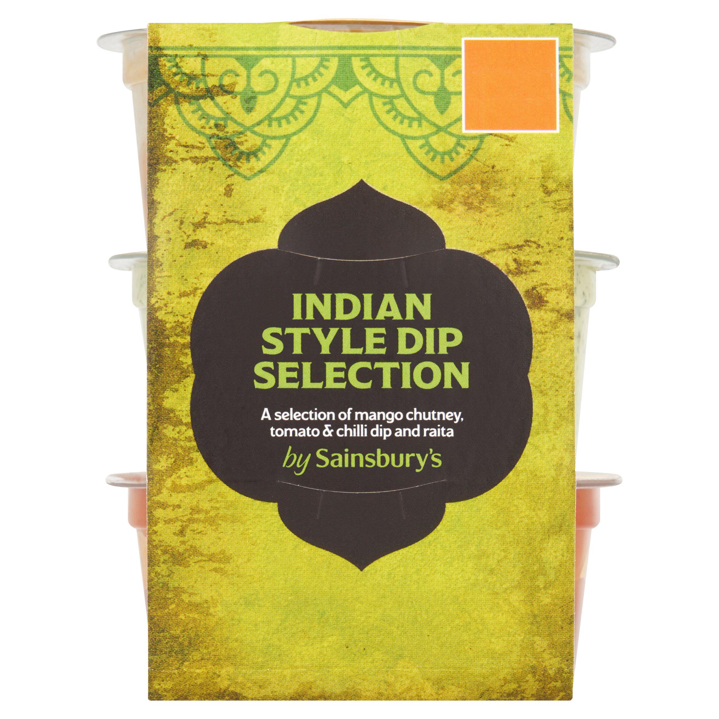 Sainsbury's Indian Style Dip Selection 3x40g