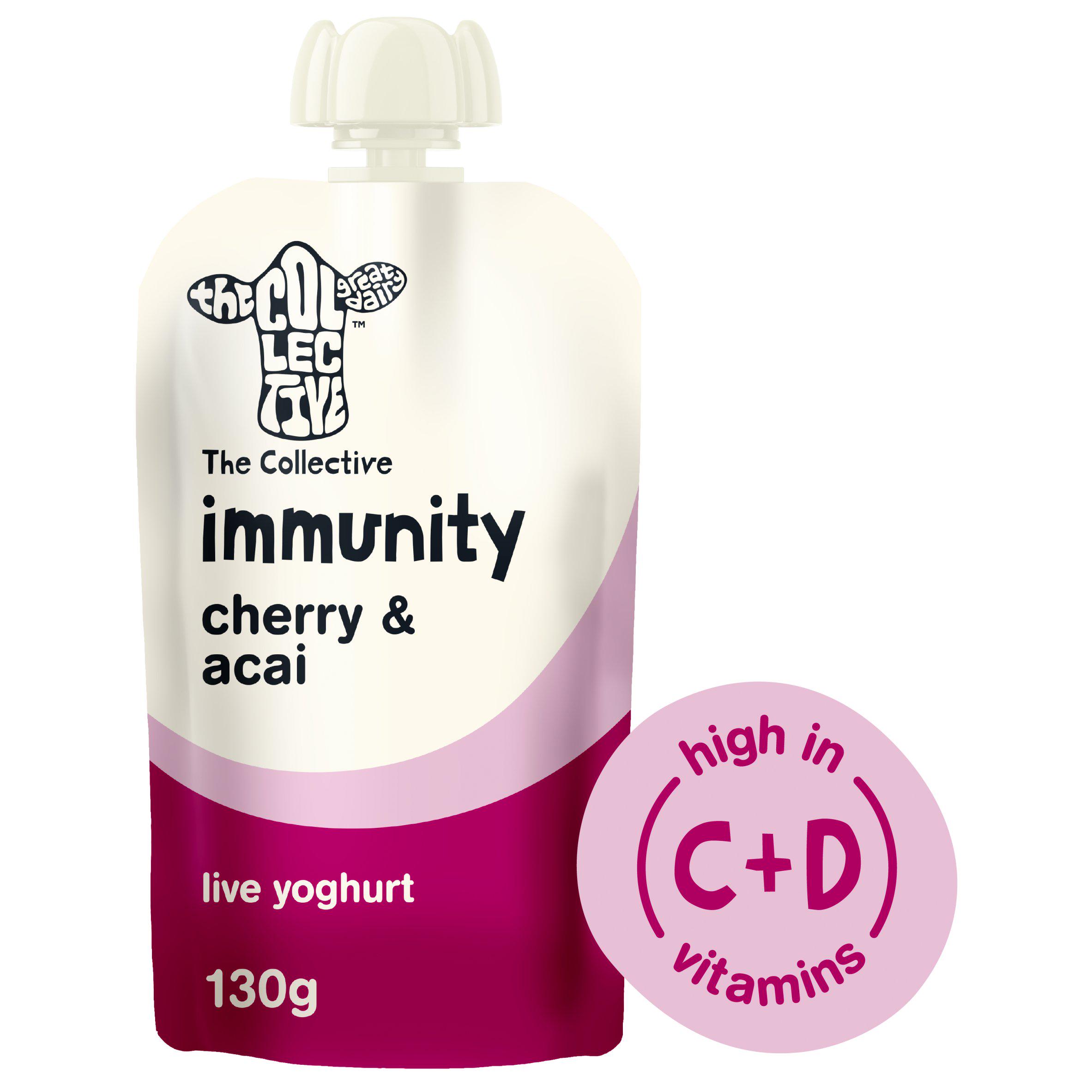 The Collective Immunity Cherry & Acai Yoghurt Pouch