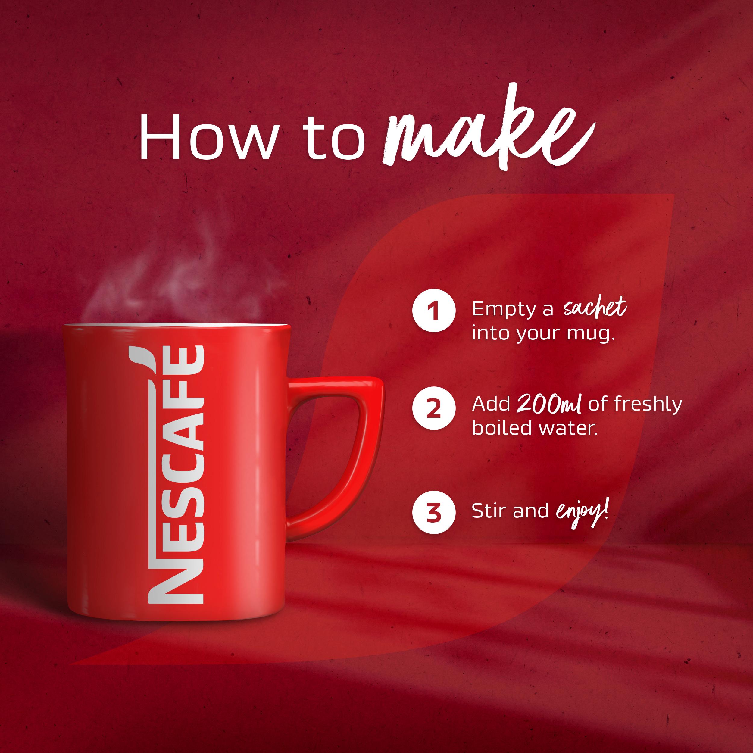 Nescafe Original 3 in 1 Instant Coffee Sachets 8x16g thumbnail 4