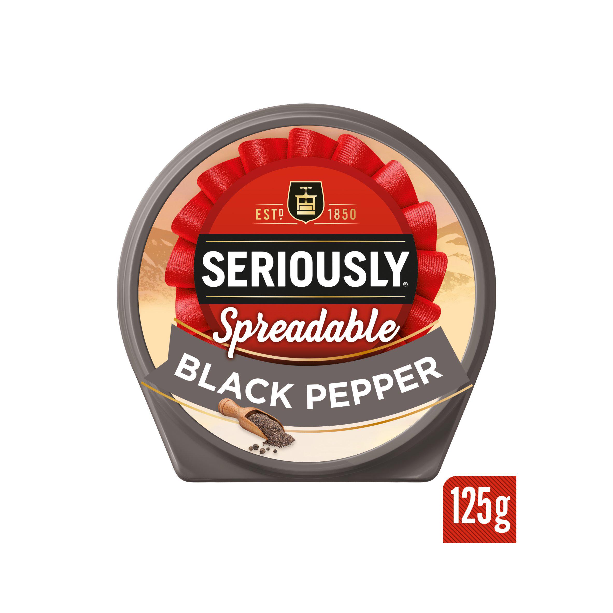 Seriously Spreadable Black Pepper Cheese Spread