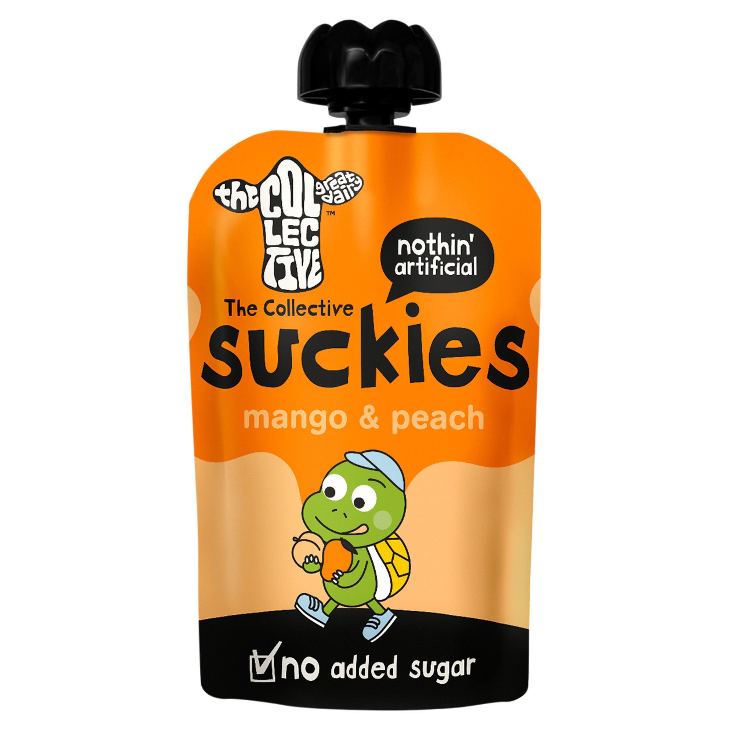 The Collective Suckies No Added Sugar Mango & Peach Yoghurt