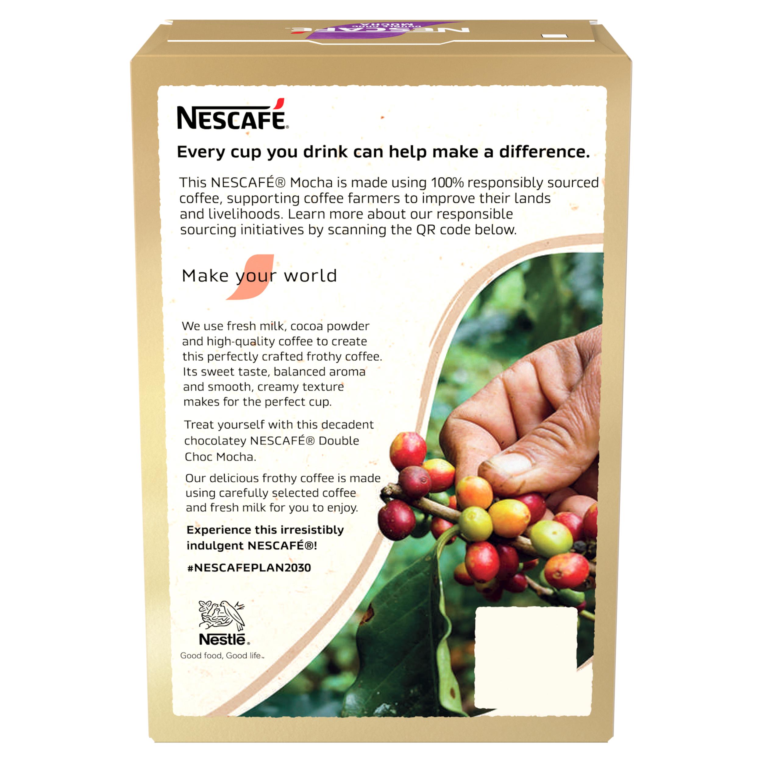 Nescafe Double Choc Mocha Instant Coffee Sachets x7 146.3g thumbnail 2