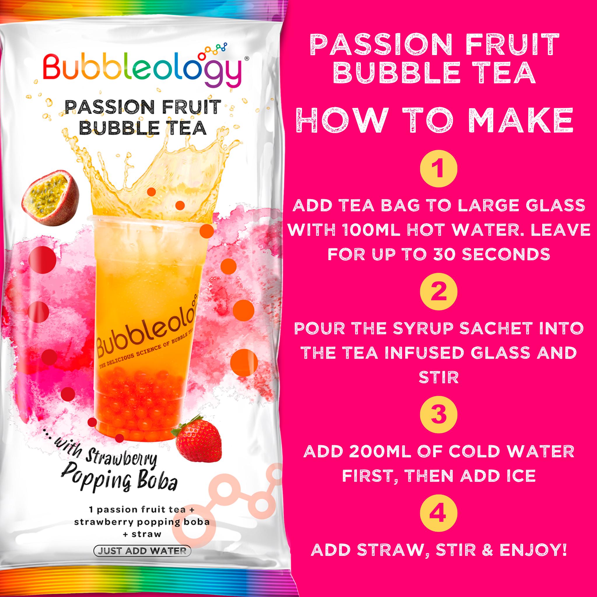 Bubbleology Passion Fruit Bubble Tea thumbnail 3