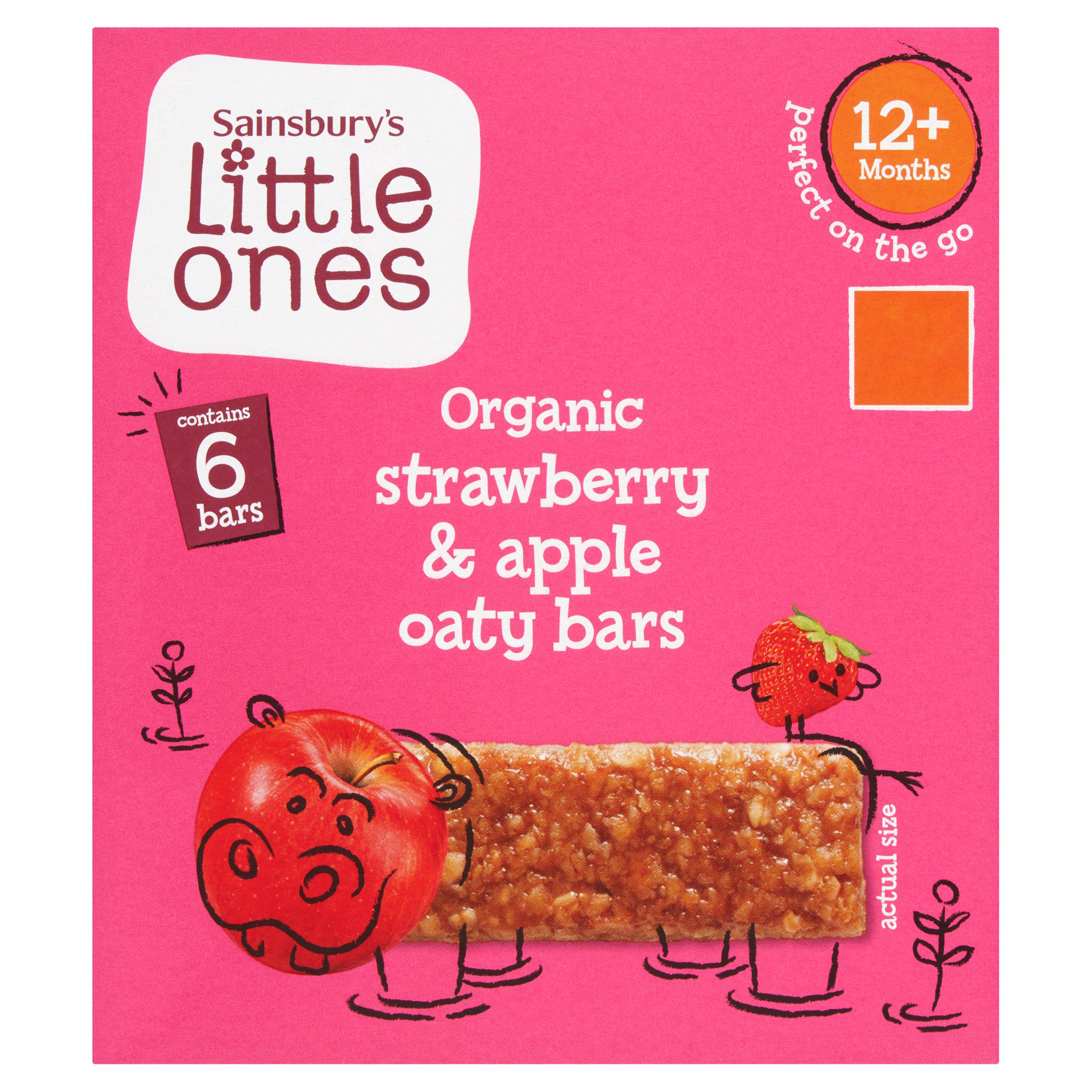Sainsbury's Little Ones Sberry Apple Oaty Bar 6x23g