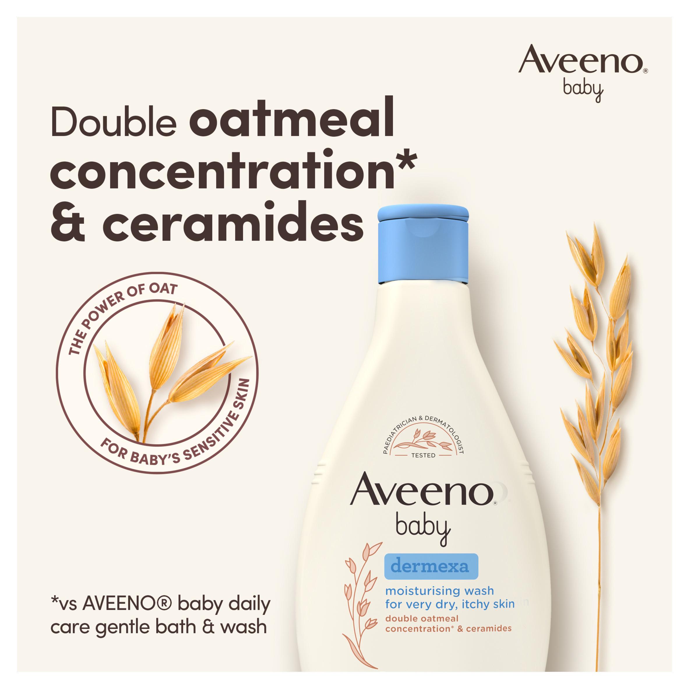 Aveeno Baby Dermexa Moisturising Baby Wash For Dry & Itchy Skin 250ml thumbnail 2