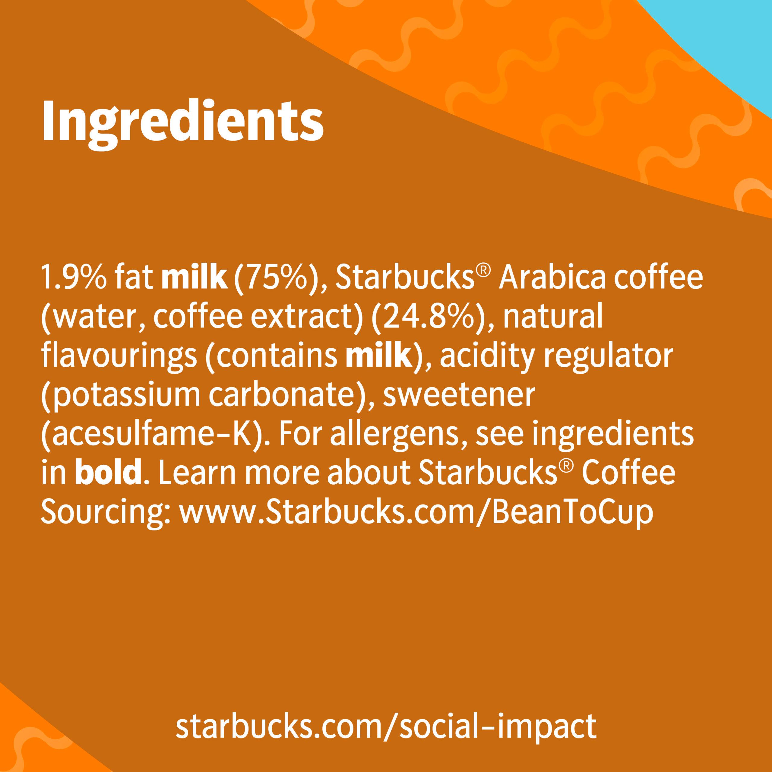 Starbucks Frappuccino Caramel Flavoured Milk Iced Coffee No Added Sugar 250ml thumbnail 3
