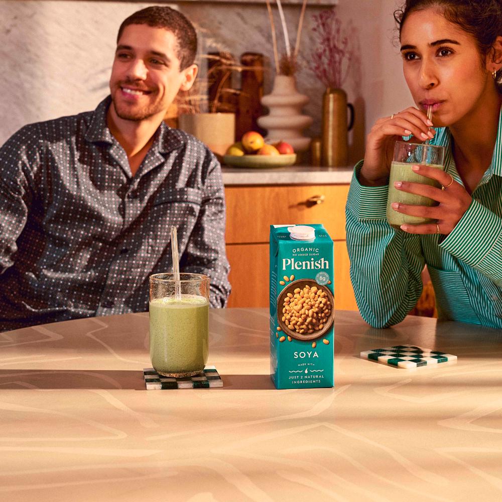 Plenish 1L Long Life Dairy Free Organic Soya Drink thumbnail 6