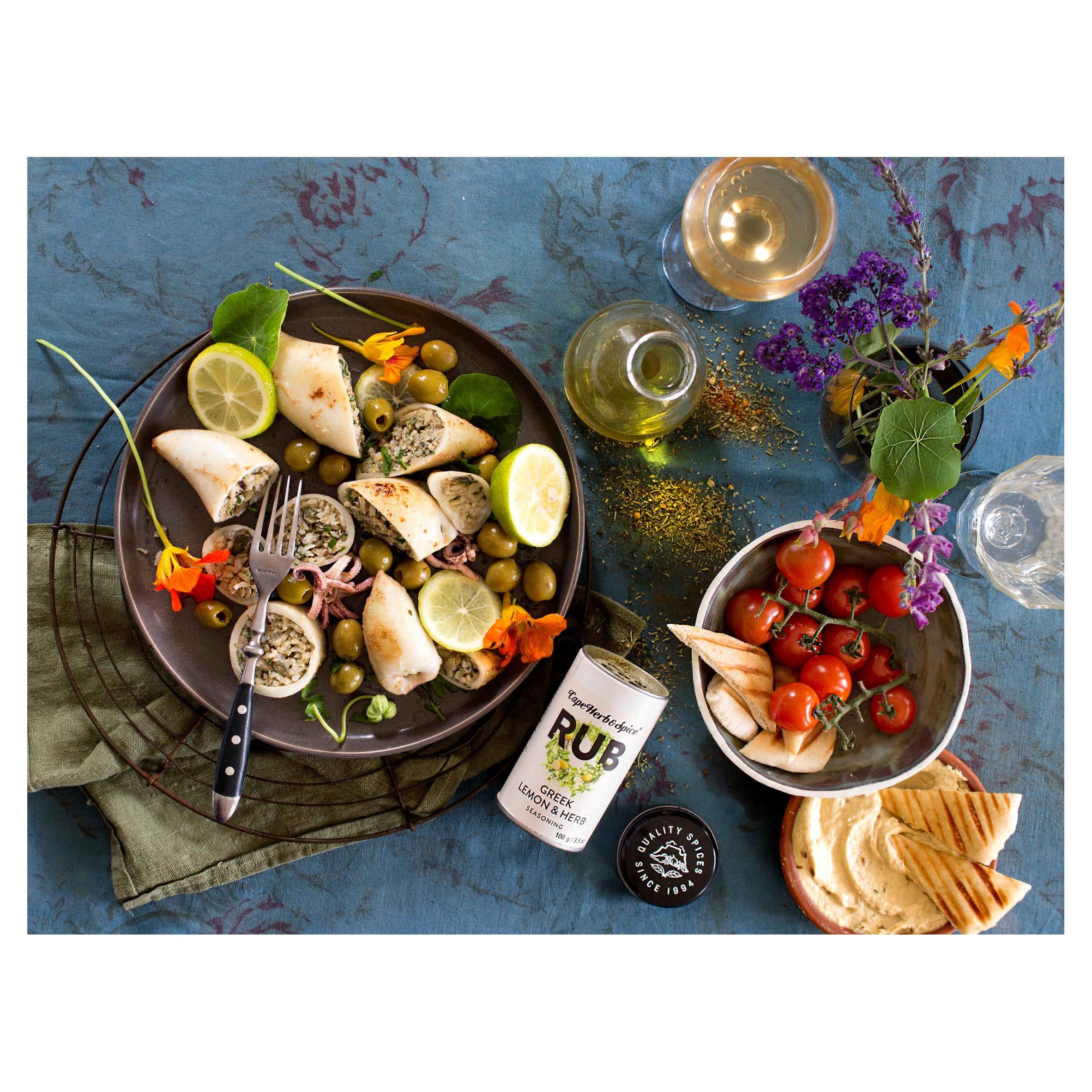 Cape Herb & Spice Rub Greek Style Lemon & Herb Seasoning 100g thumbnail 5