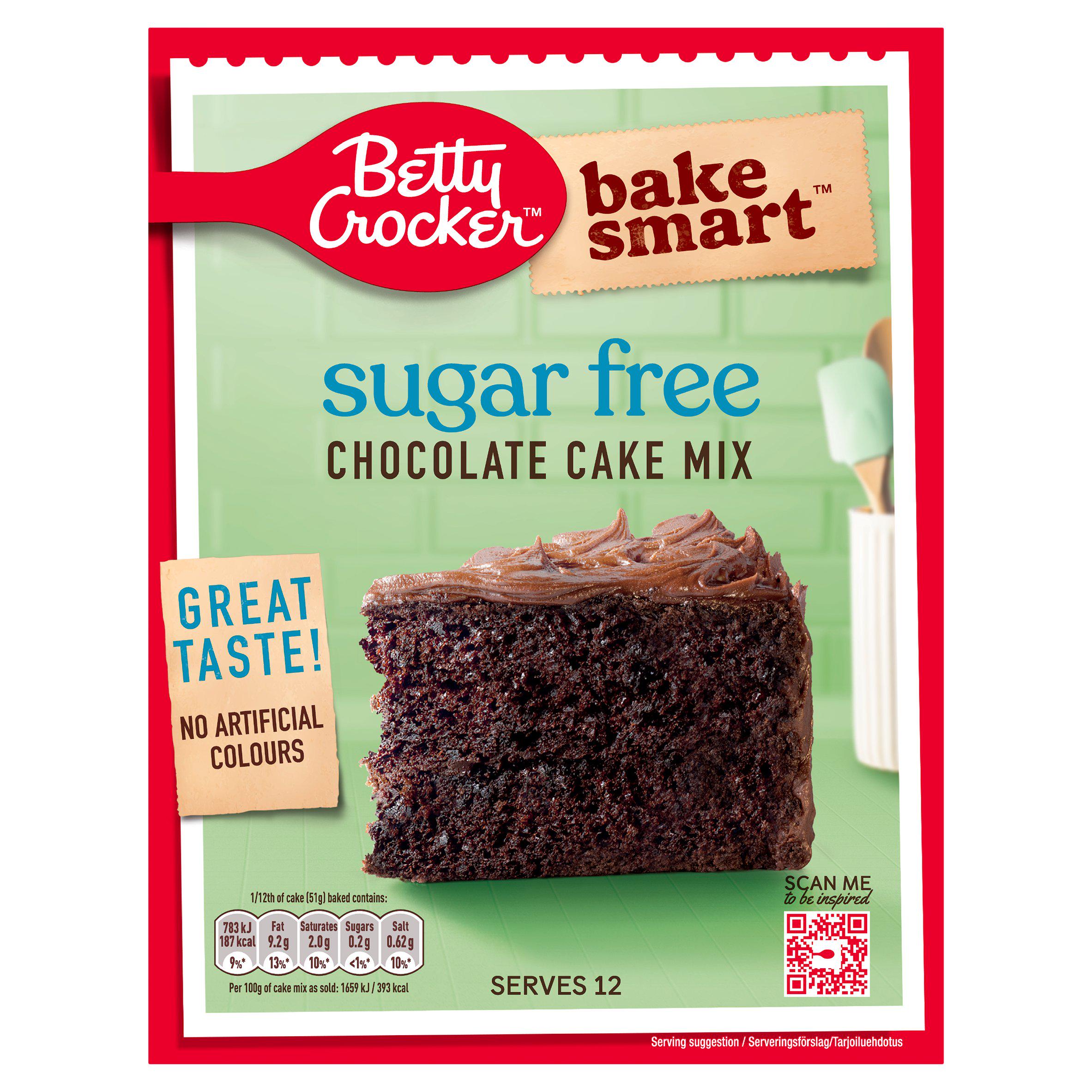 Betty Crocker Bake Smart Sugar Free Chocolate Cake Mix 350g