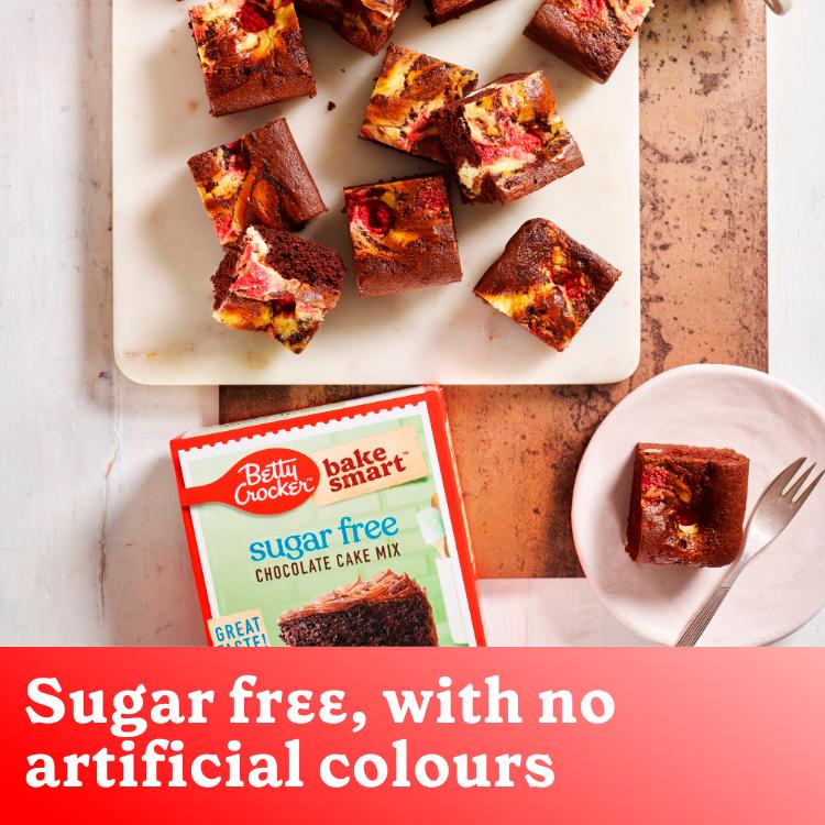 Betty Crocker Bake Smart Sugar Free Chocolate Cake Mix 350g thumbnail 3