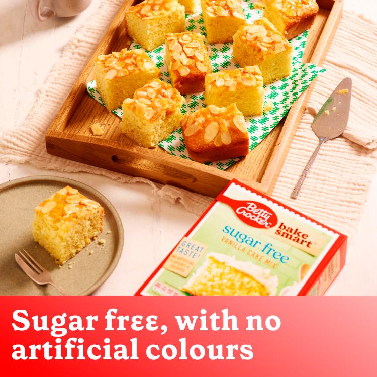 Betty Crocker Bake Smart Sugar Free Vanilla Cake Mix 350g thumbnail 3