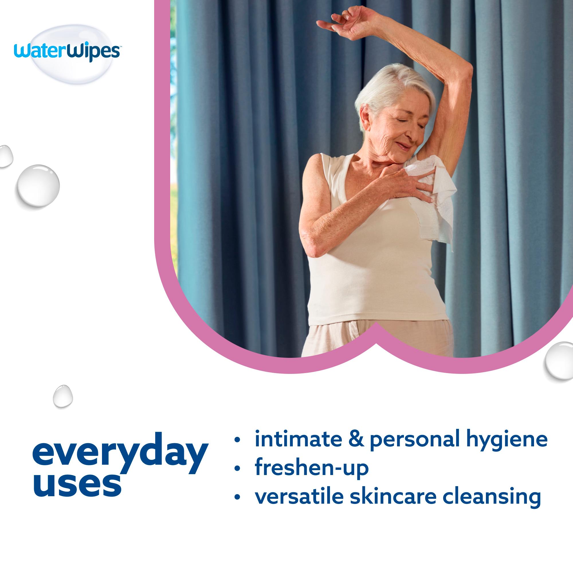 WaterWipes Adult Care Incontinence Sensitive Wipes x30 thumbnail 6
