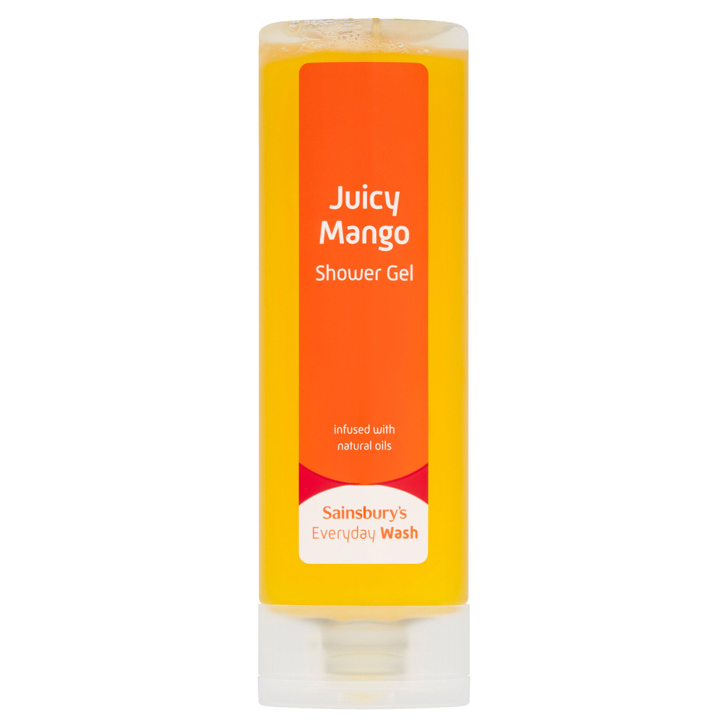 Sainsbury's Everyday Wash Juicy Mango Shower Gel 250ml