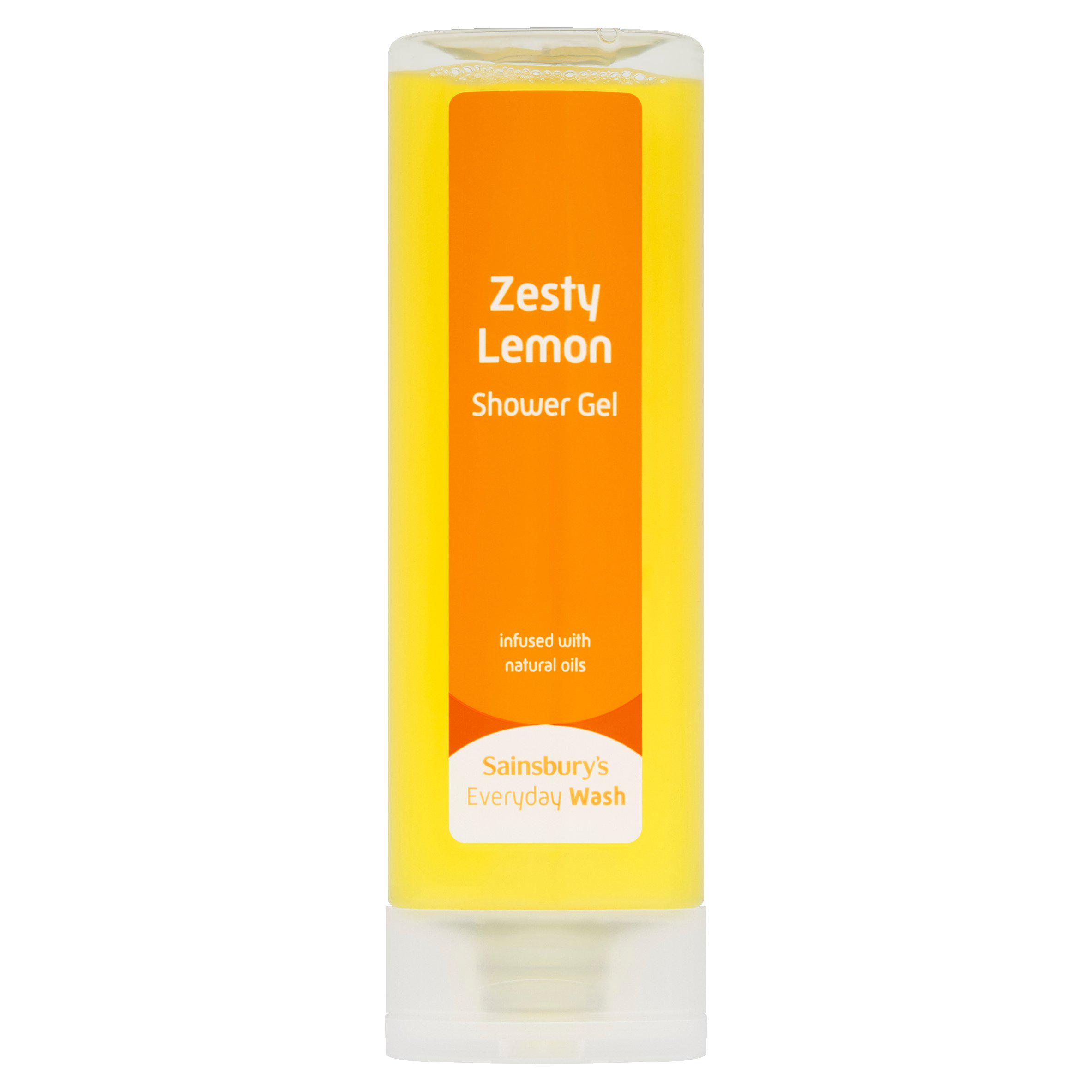 Sainsbury's Everyday Wash Zesty Lemon Shower Gel 250ml
