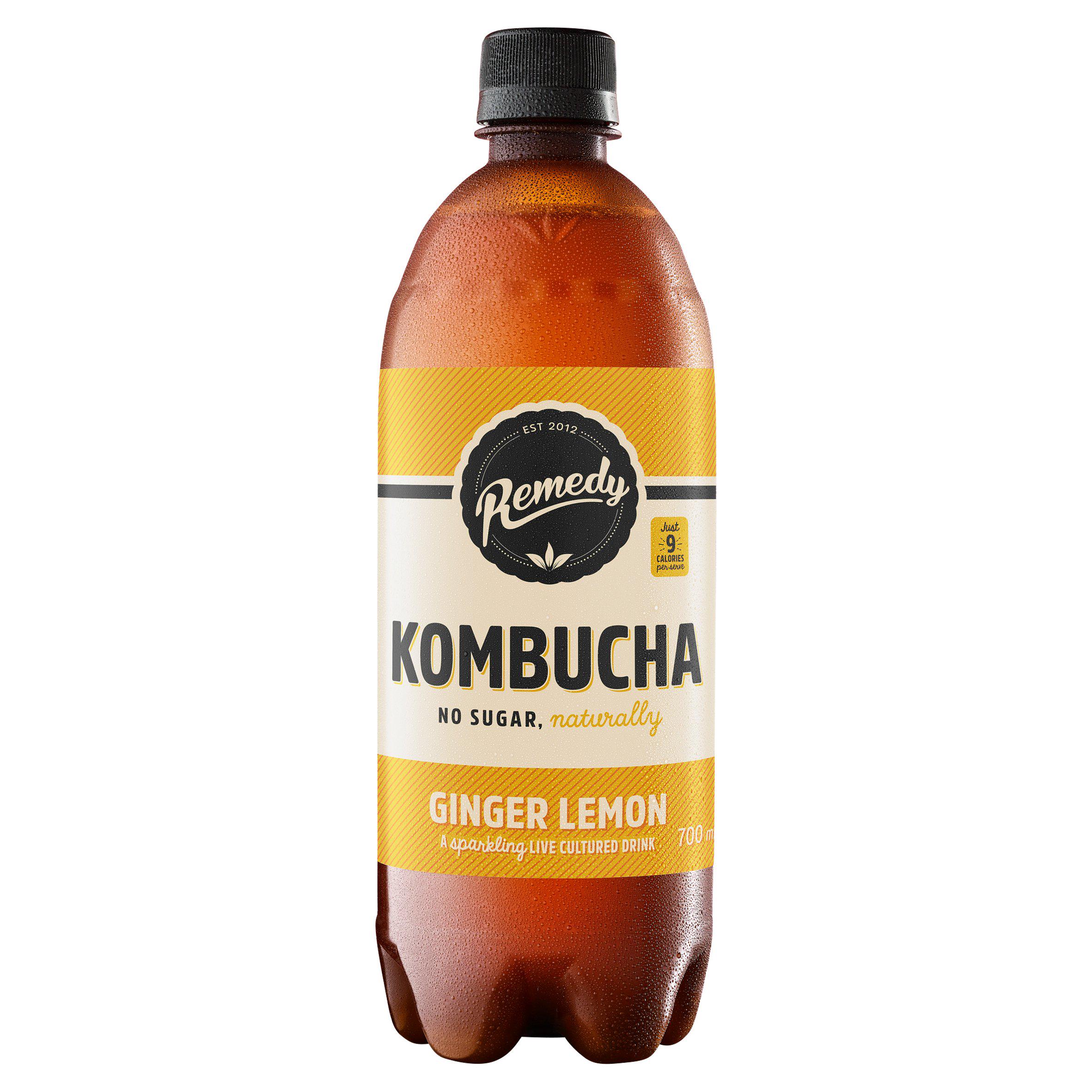 Remedy Kombucha Ginger Lemon