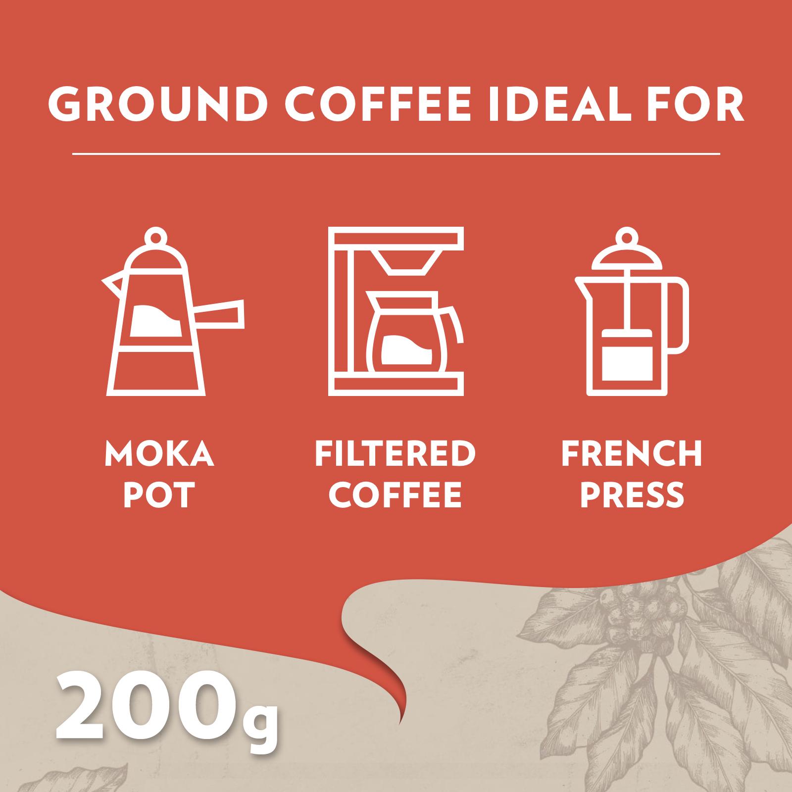 Lavazza Tales of Roma Ground Coffee 200g thumbnail 5